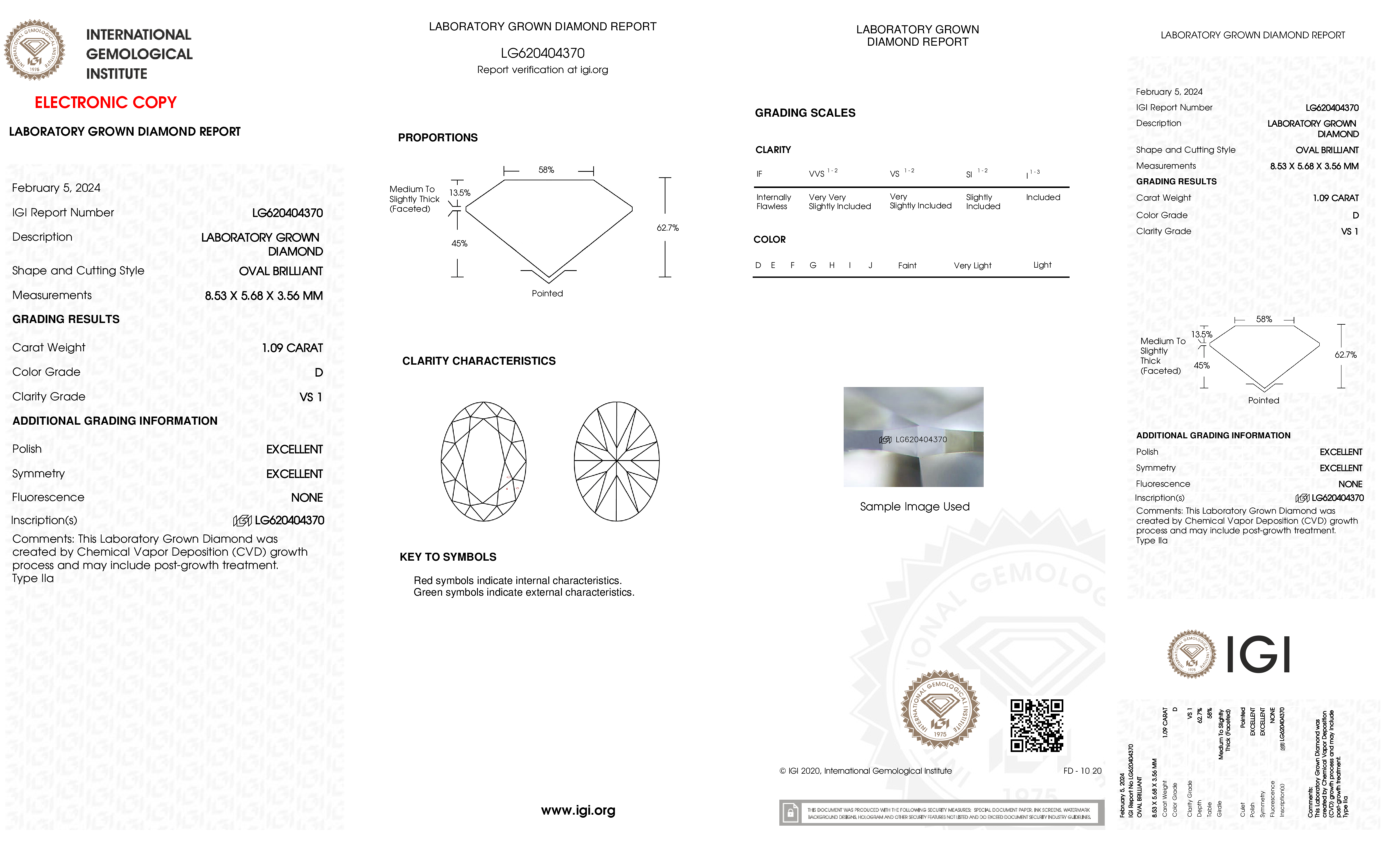 Diamond Certificate