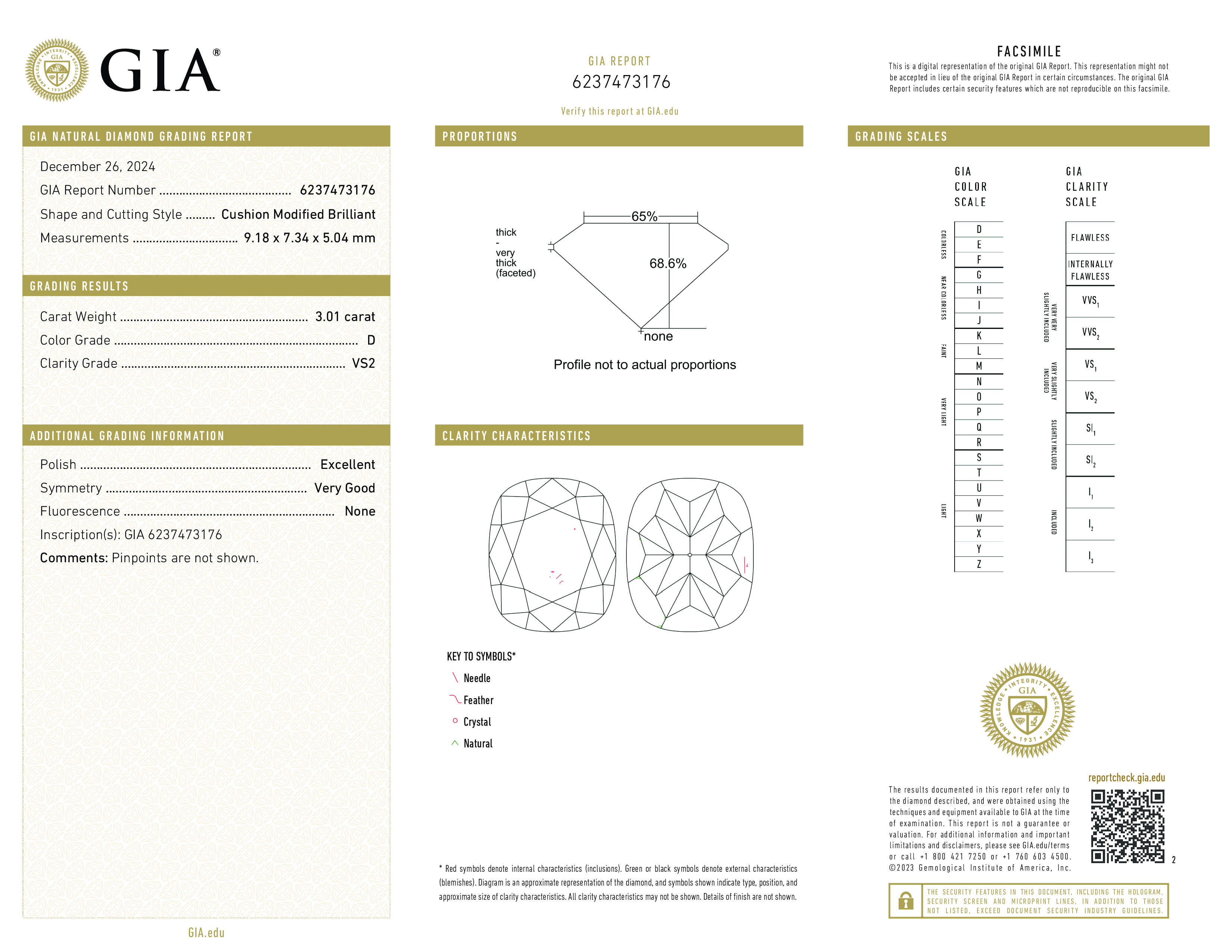Diamond Certificate