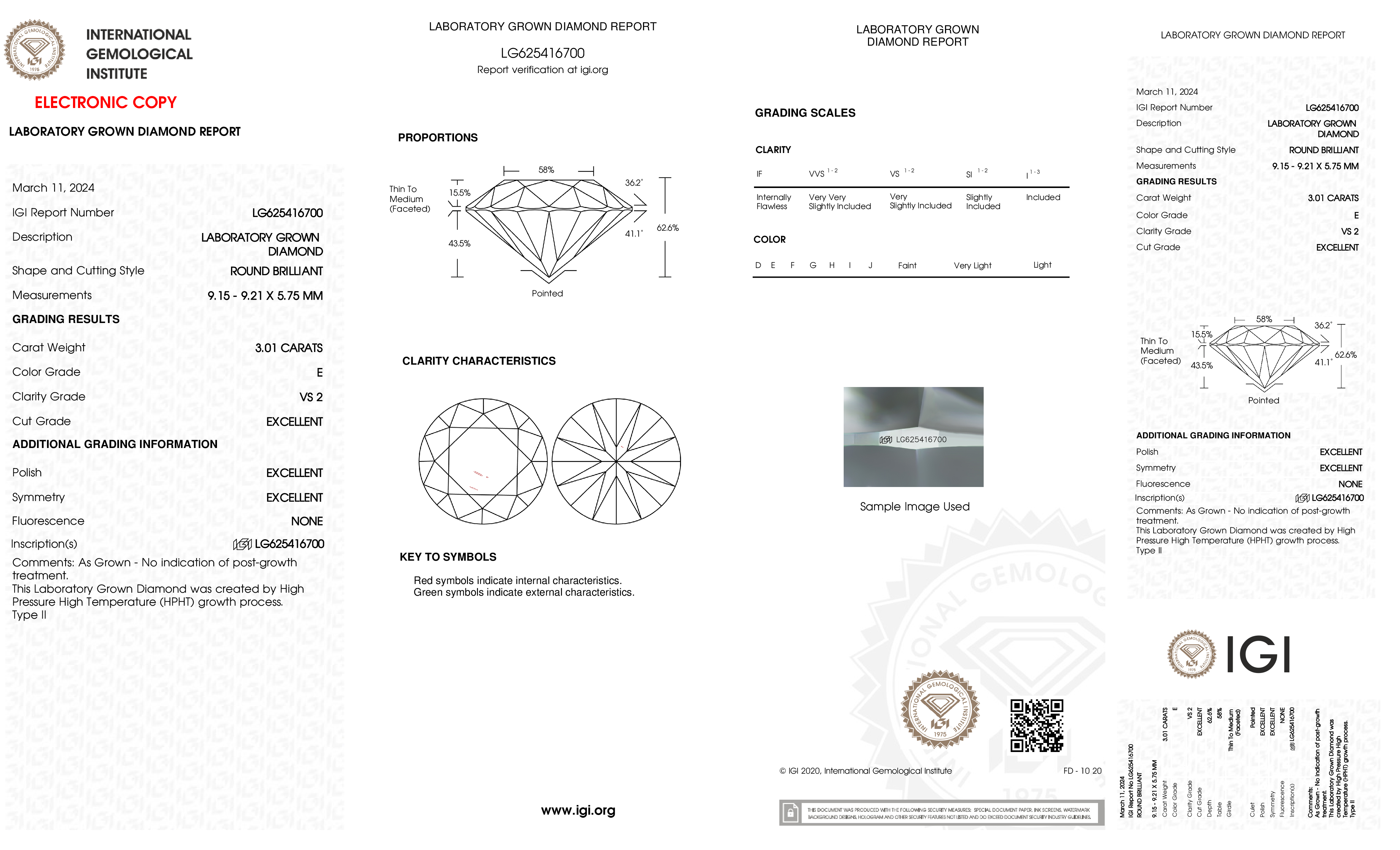 Diamond Certificate