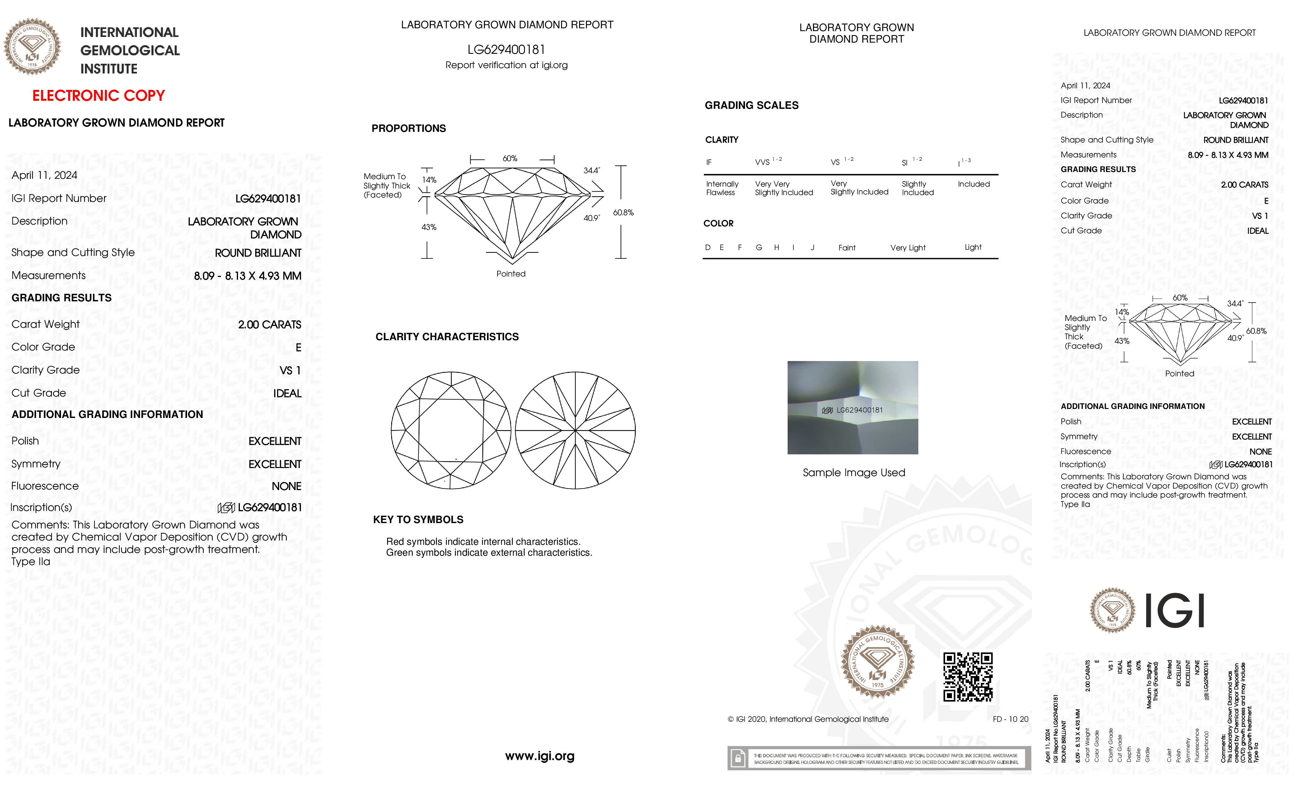 Diamond Certificate