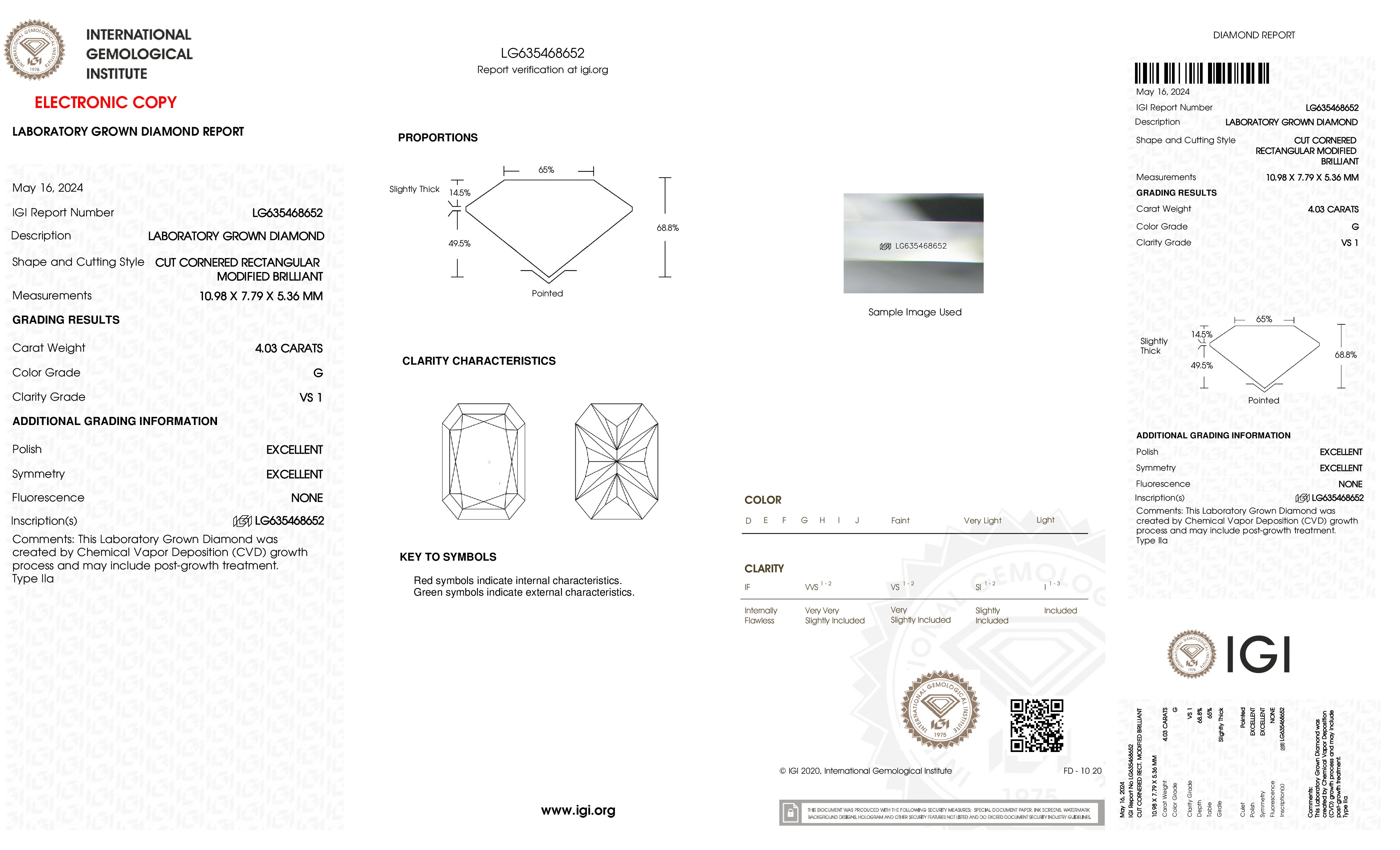 Diamond Certificate