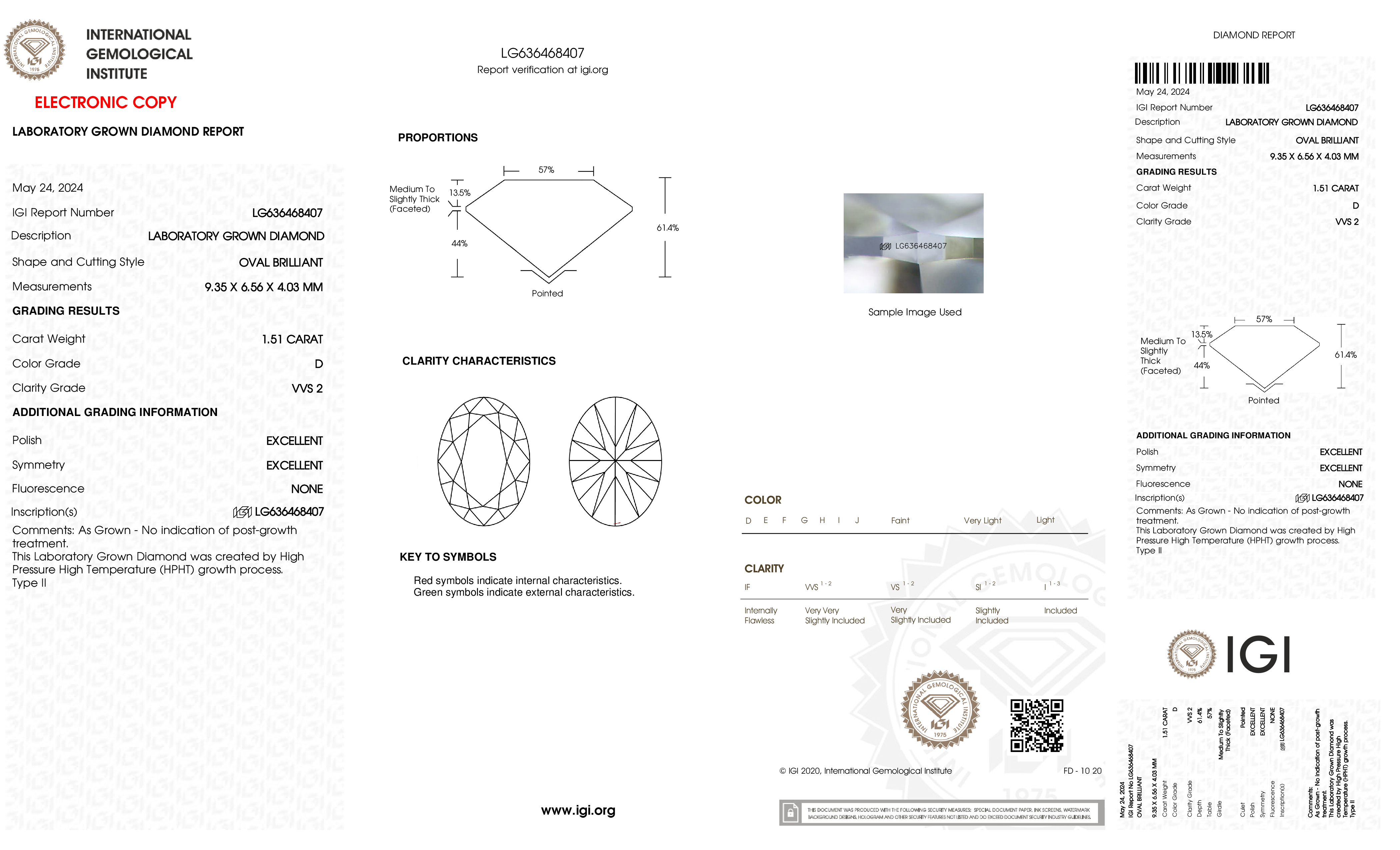 Diamond Certificate