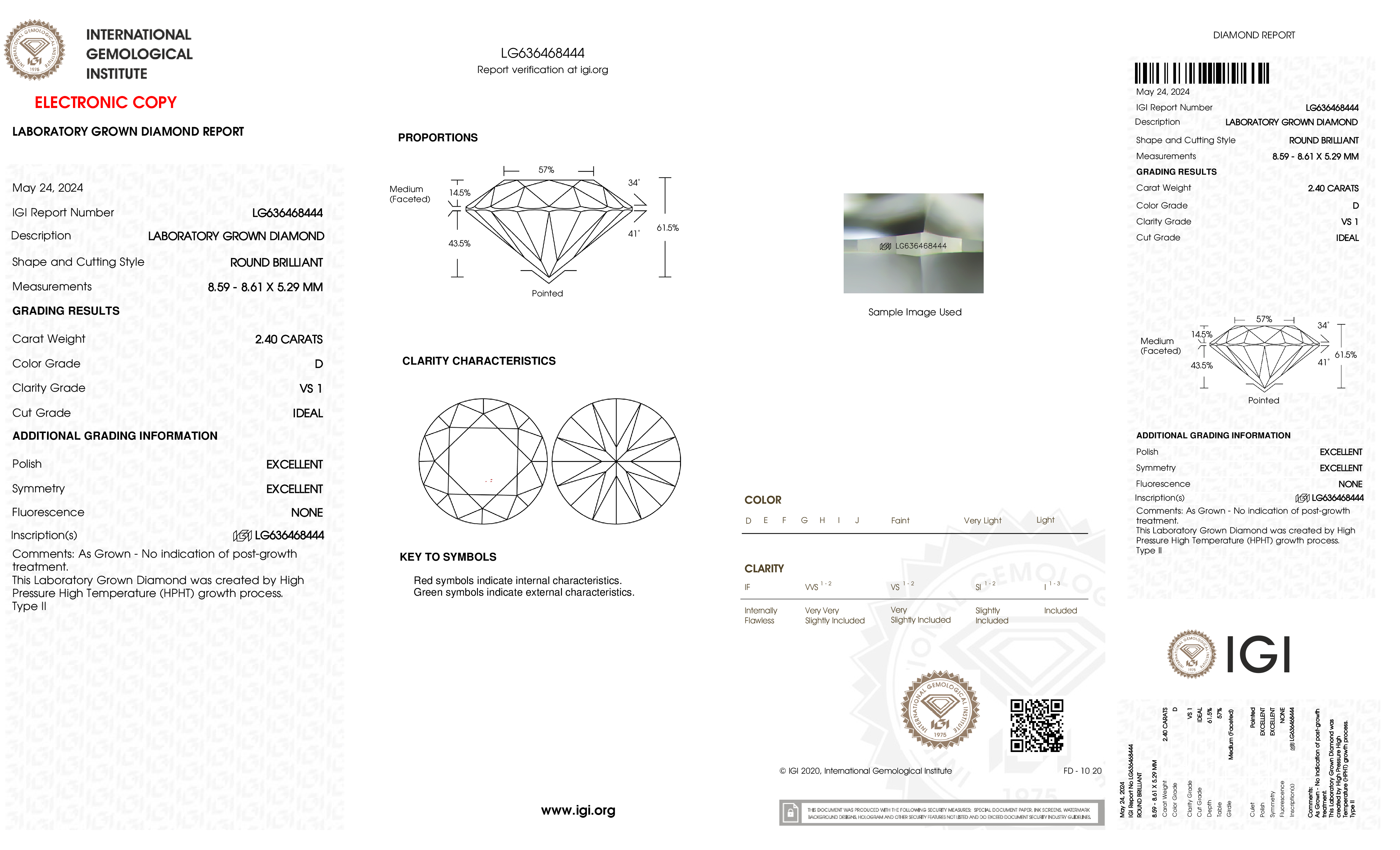 Diamond Certificate