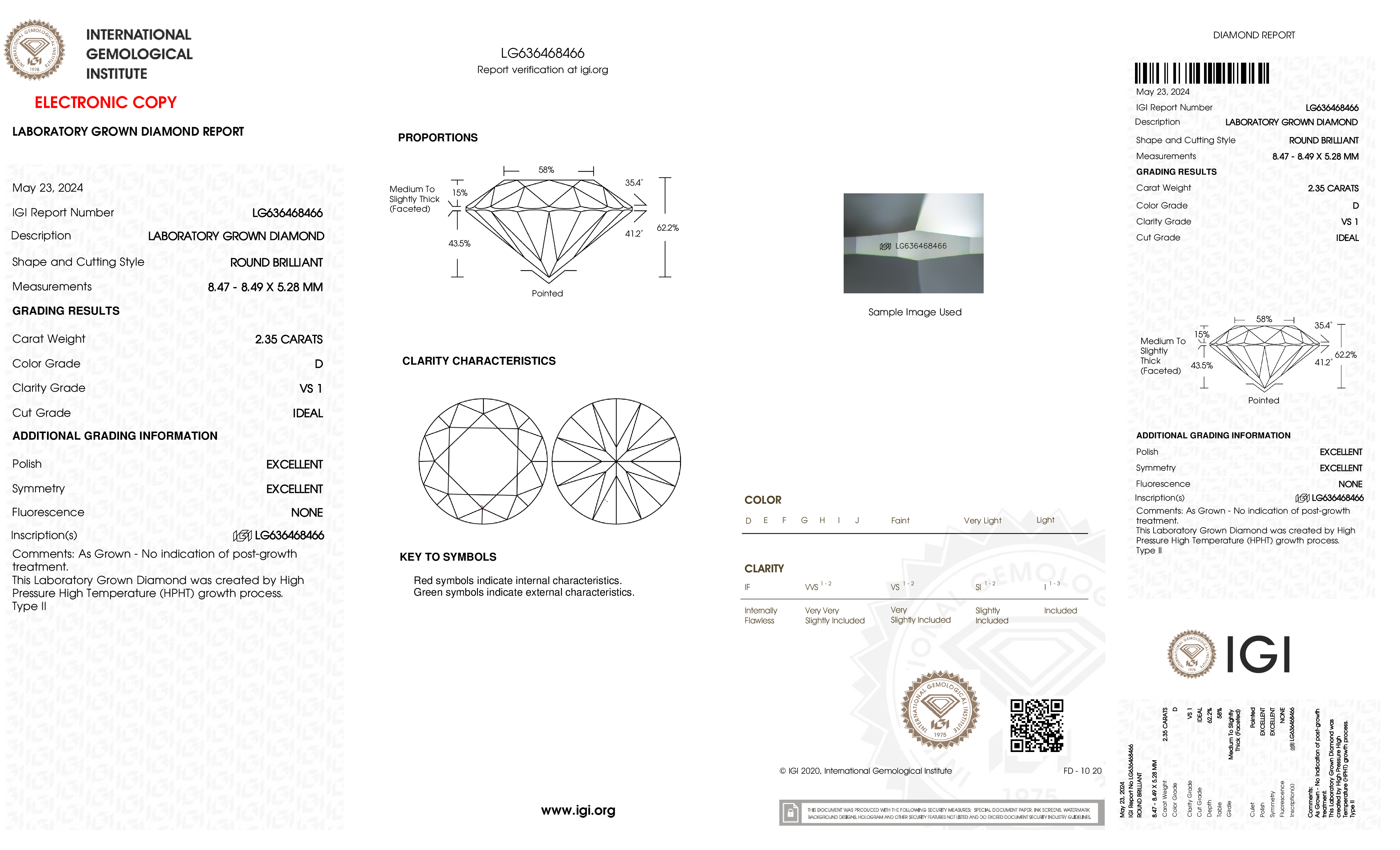 Diamond Certificate