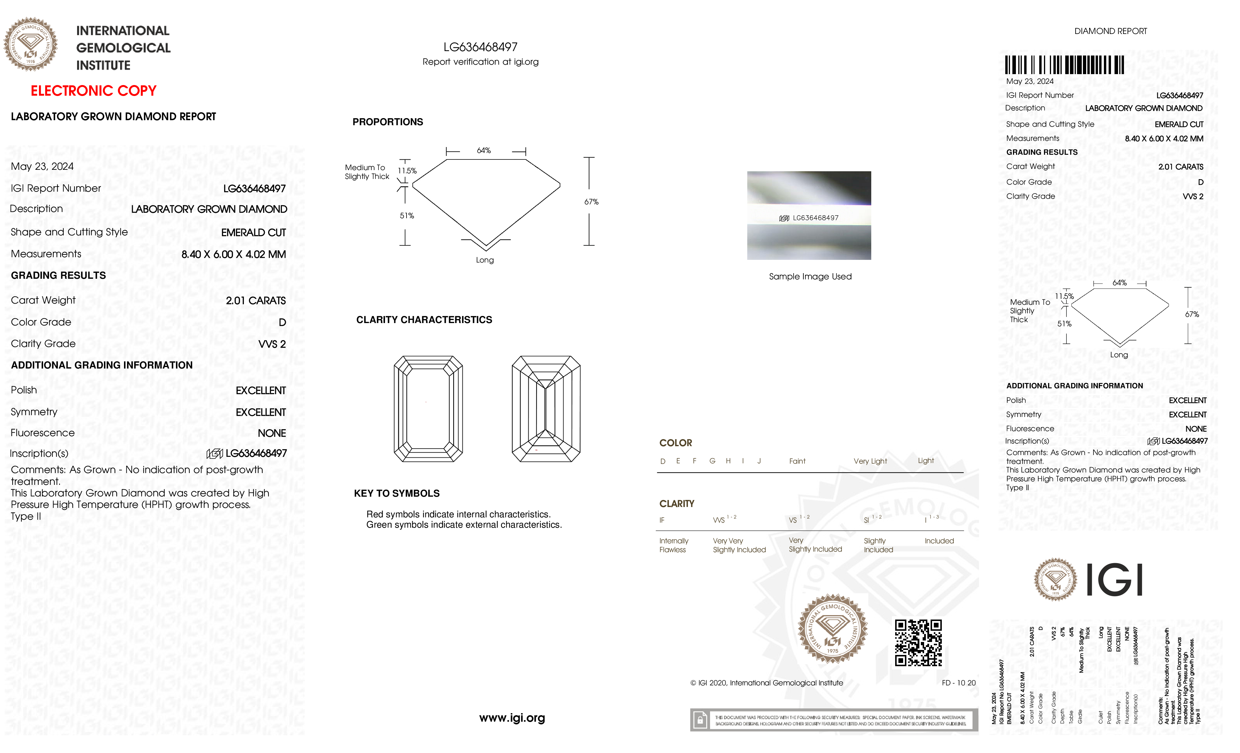 Diamond Certificate