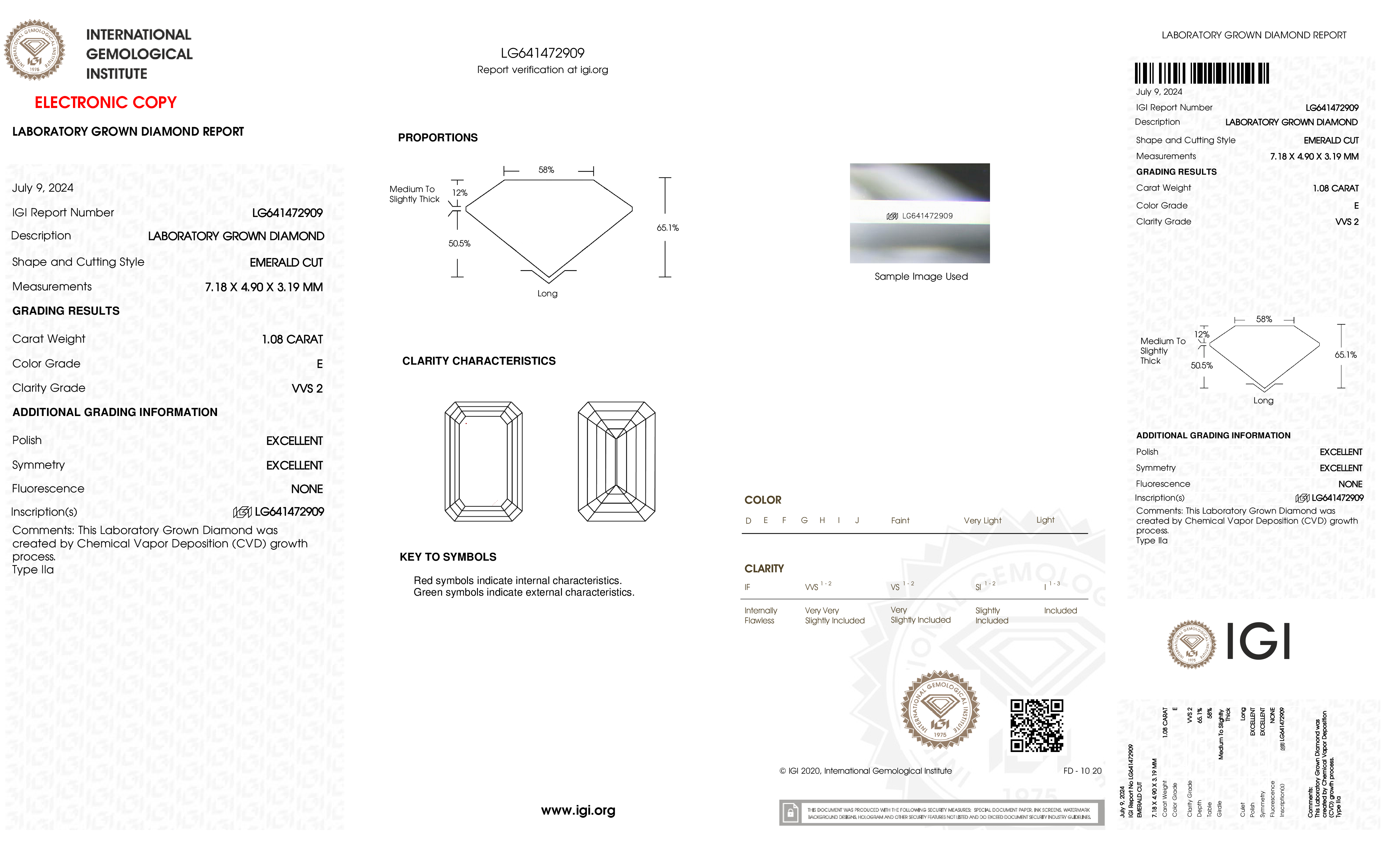 Diamond Certificate