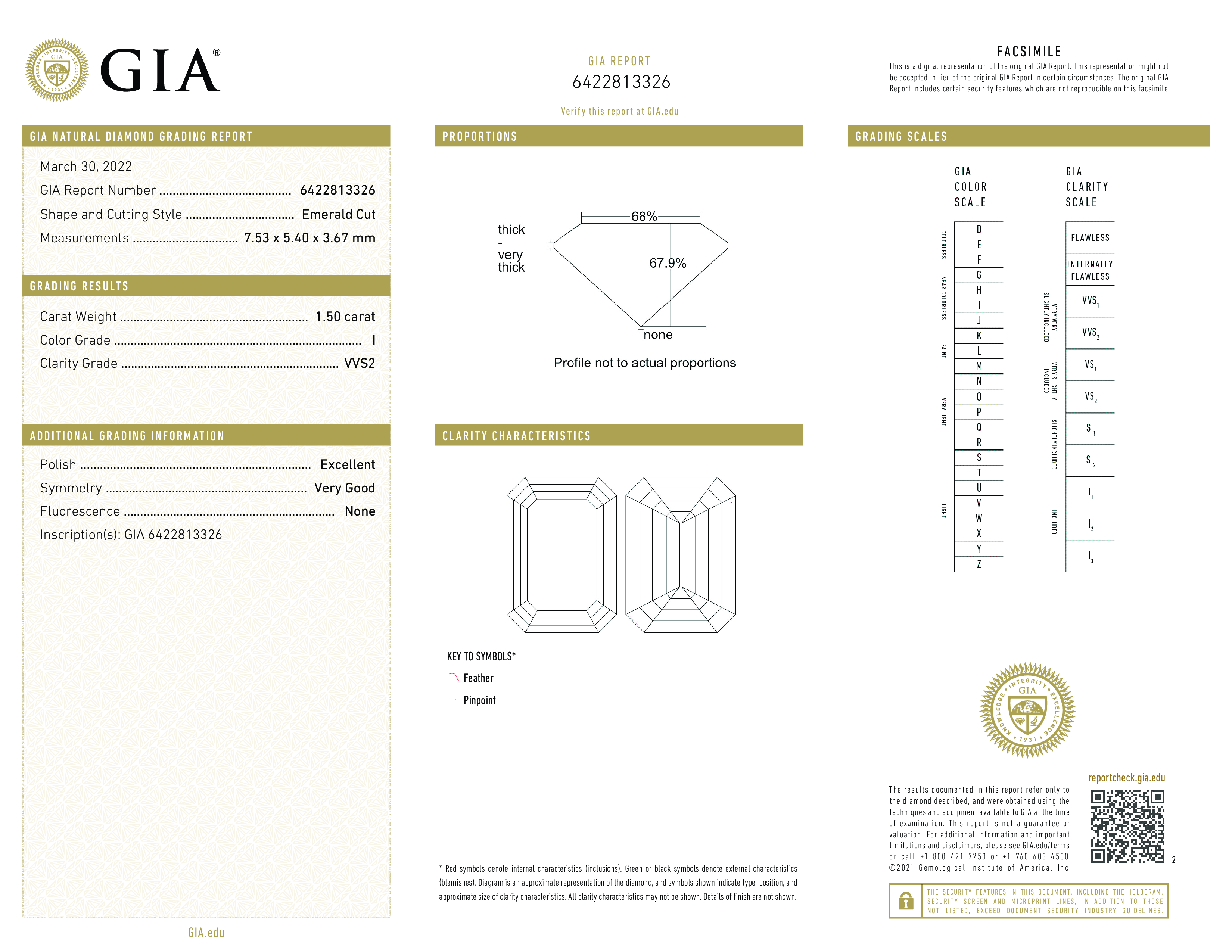 Diamond Certificate
