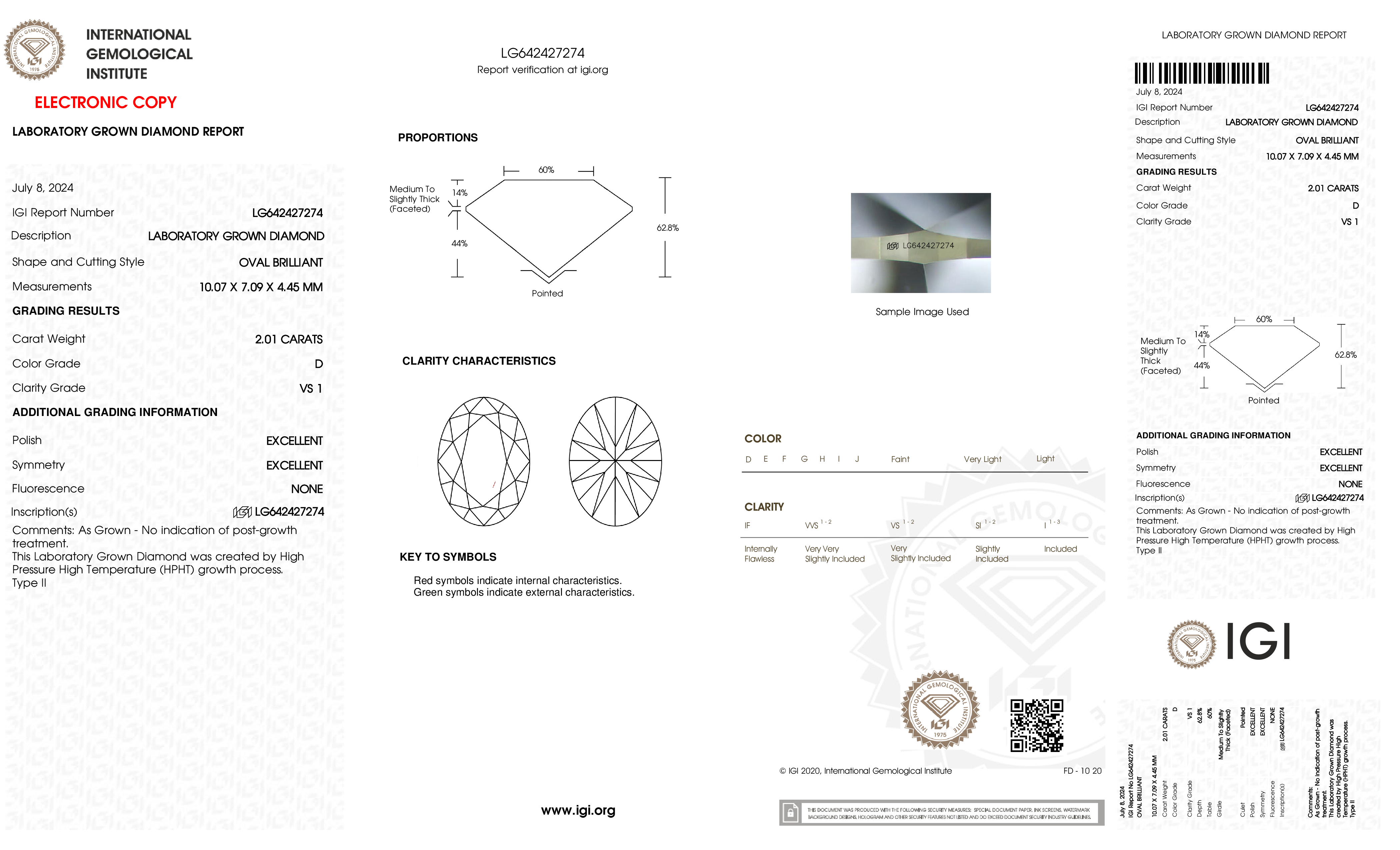 Diamond Certificate
