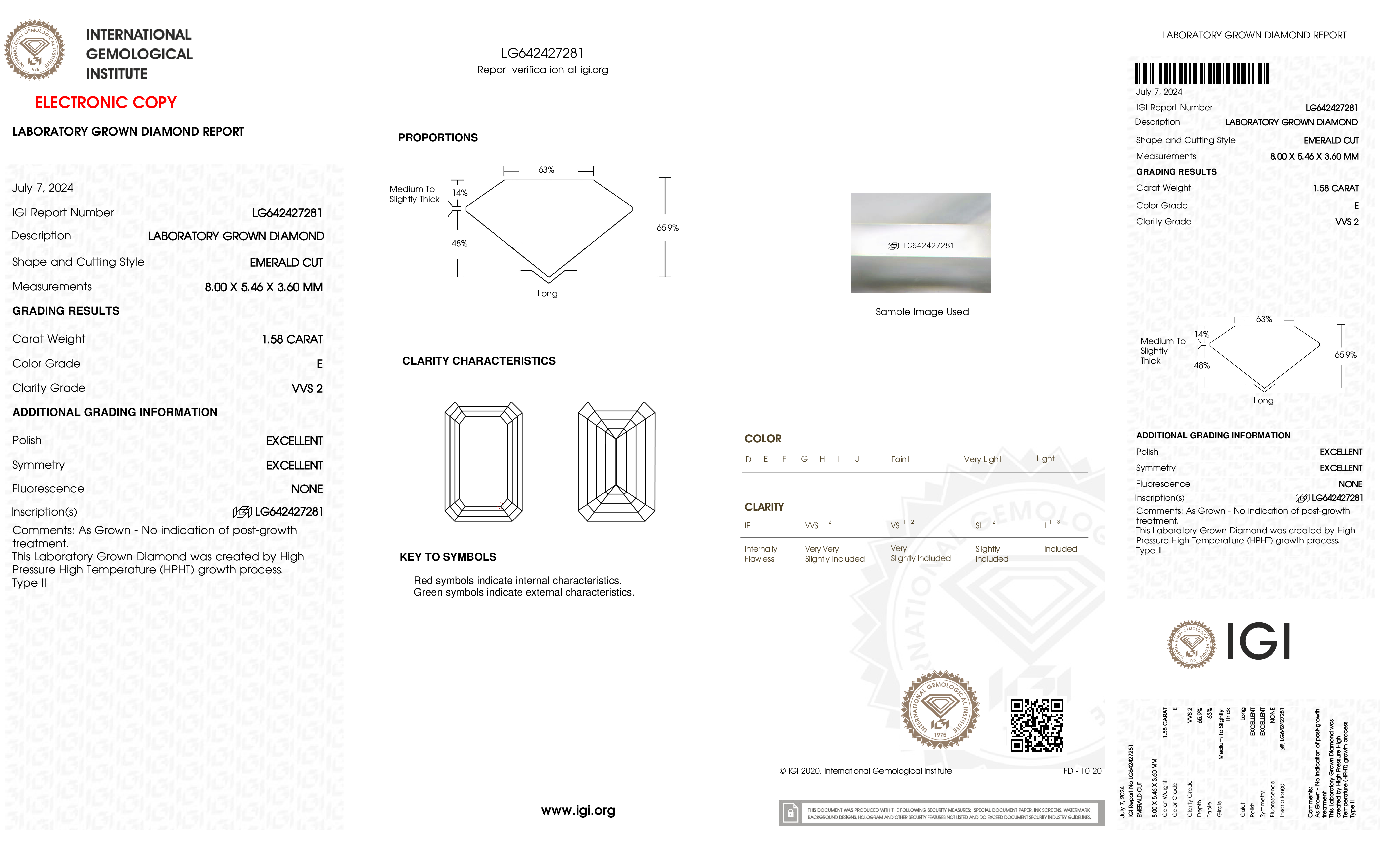 Diamond Certificate