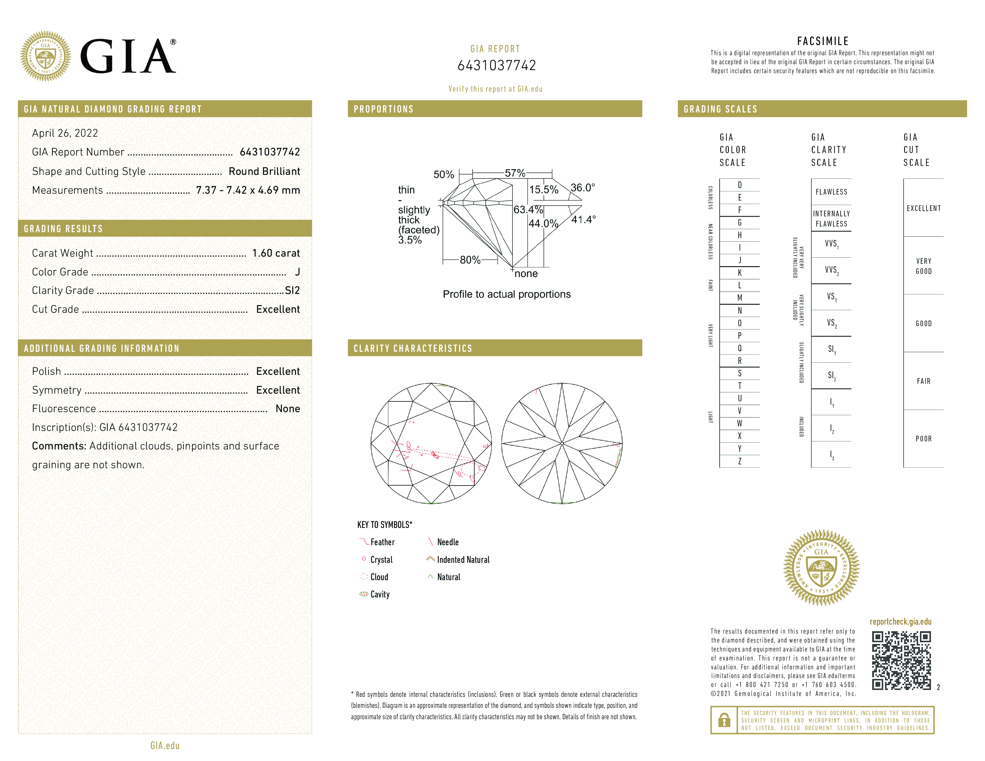 Diamond Certificate