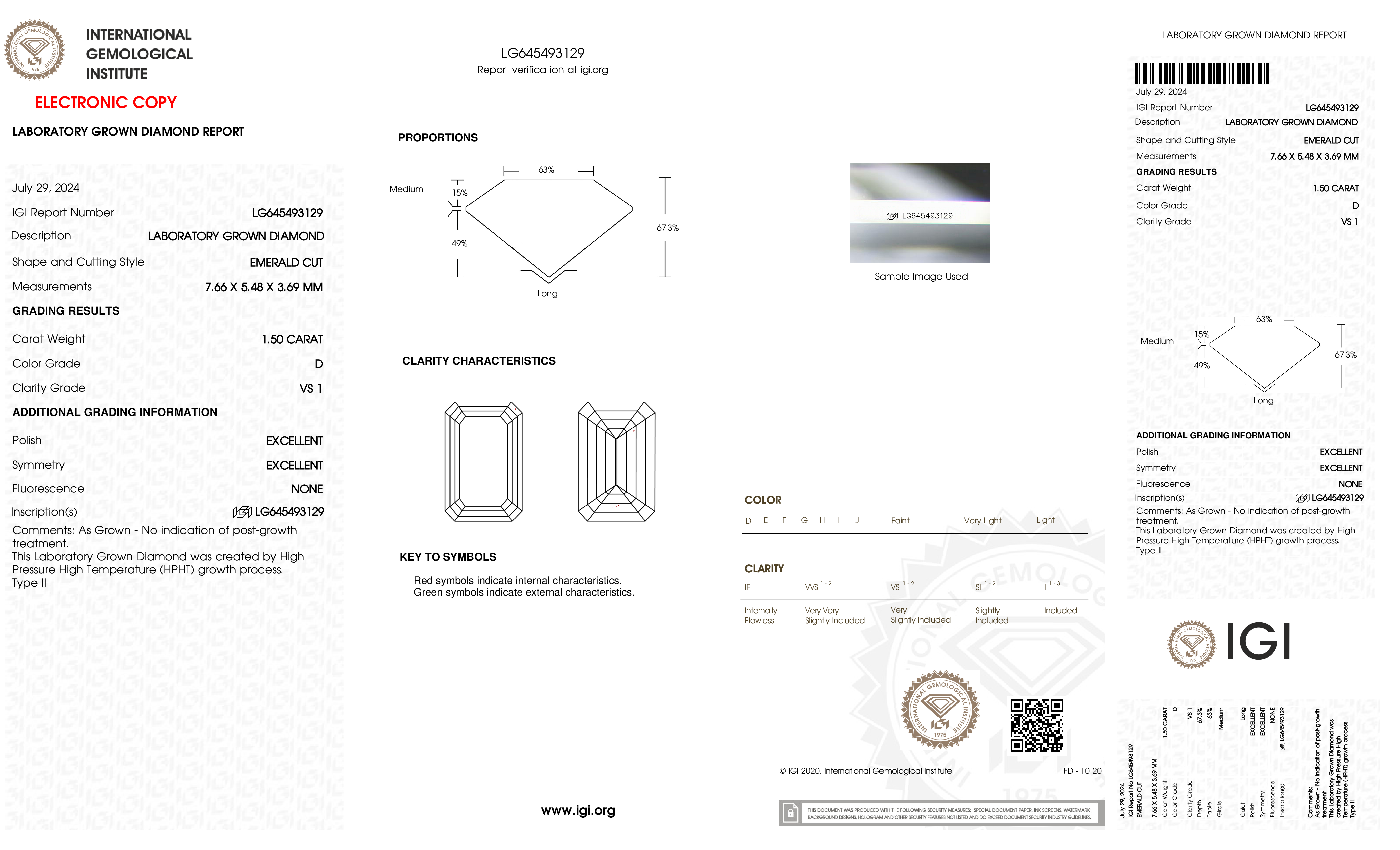 Diamond Certificate