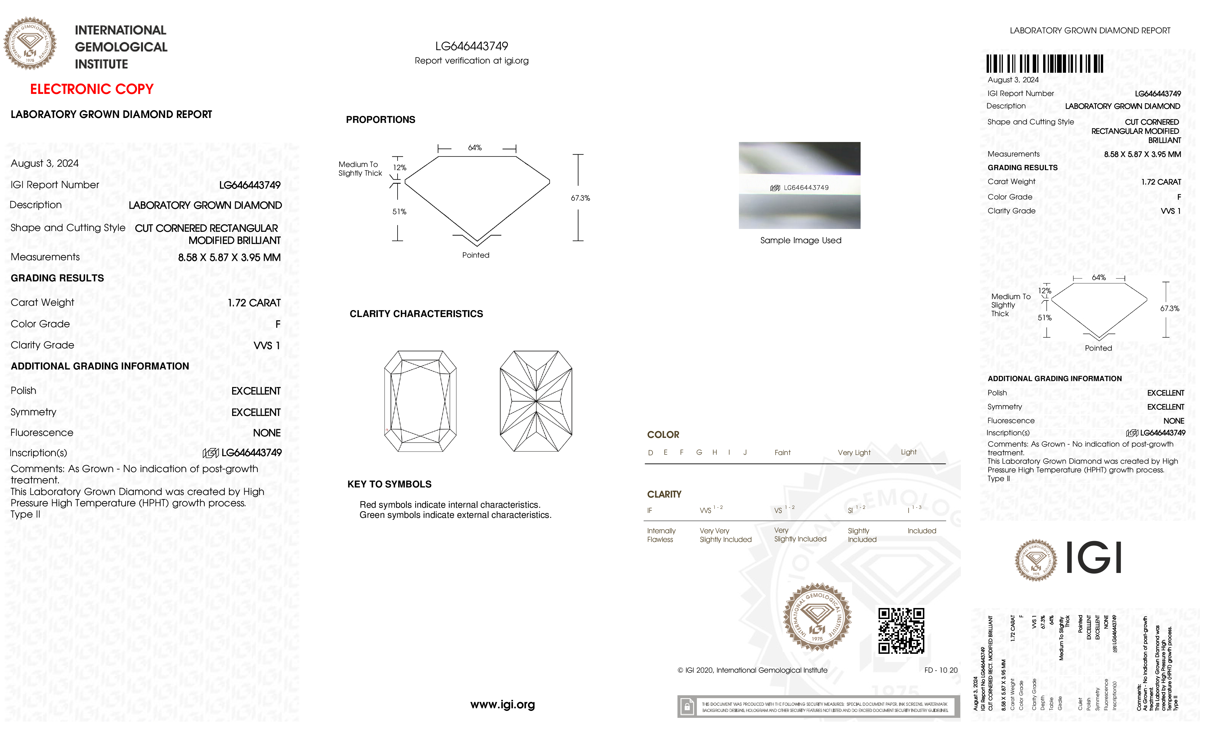 Diamond Certificate