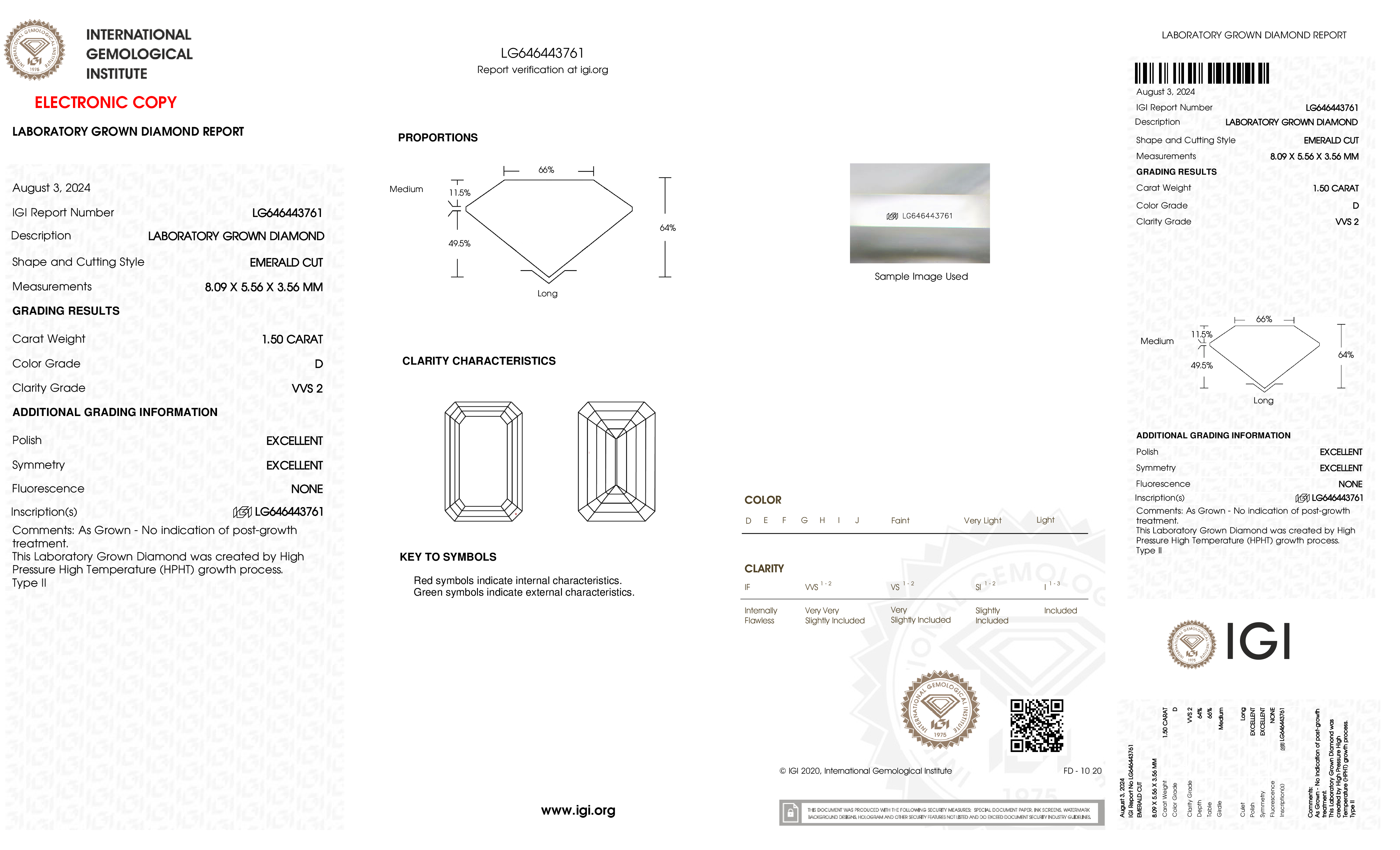 Diamond Certificate