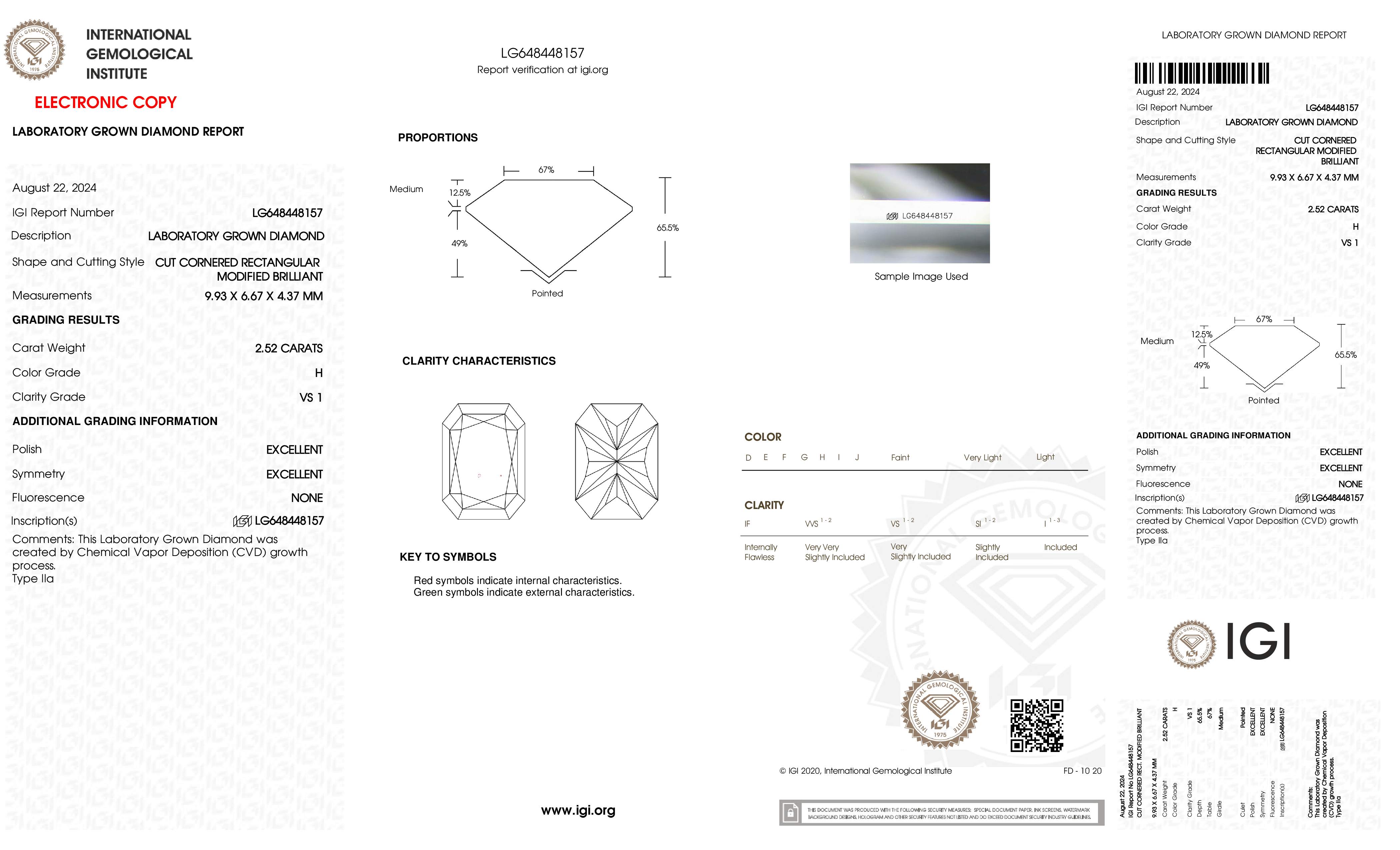 Diamond Certificate