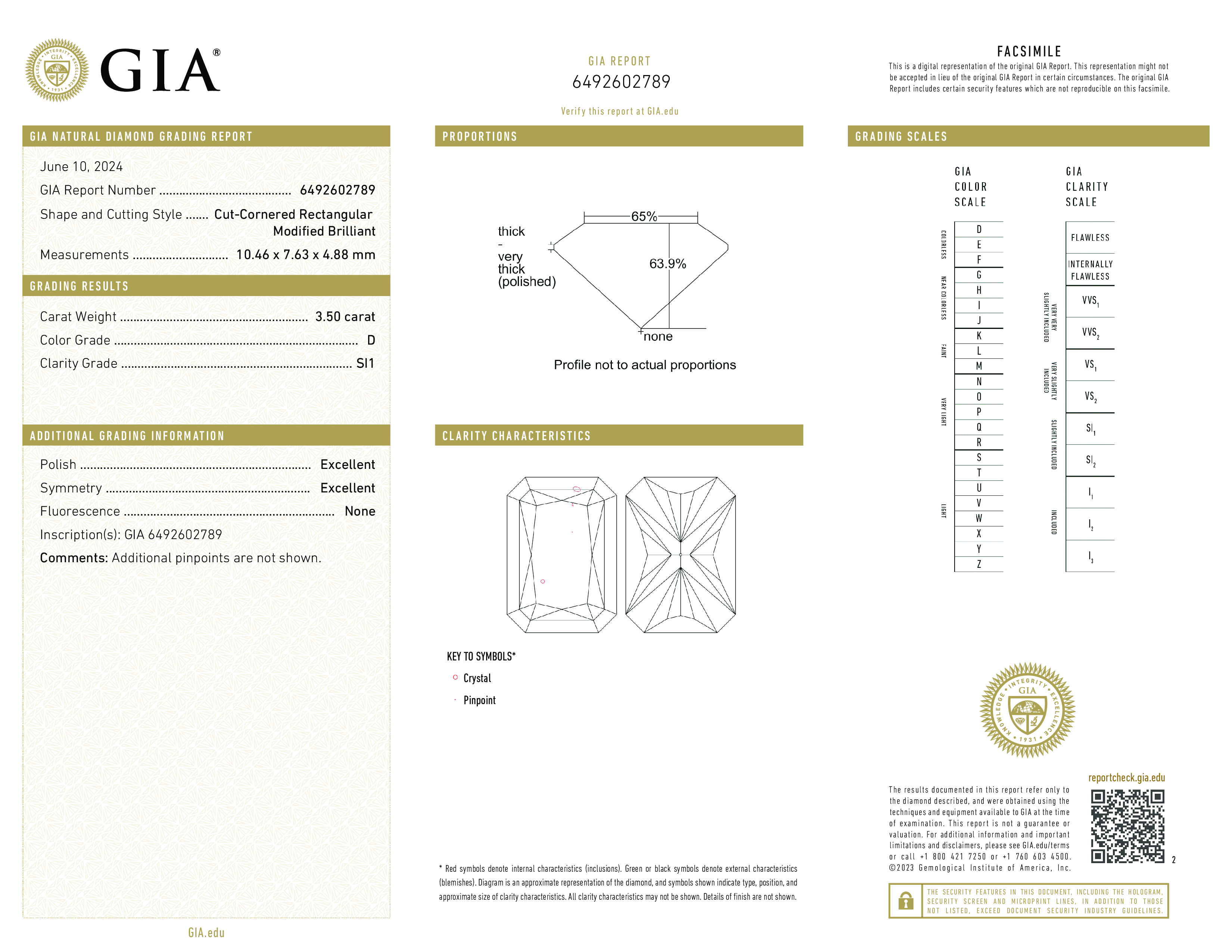 Diamond Certificate