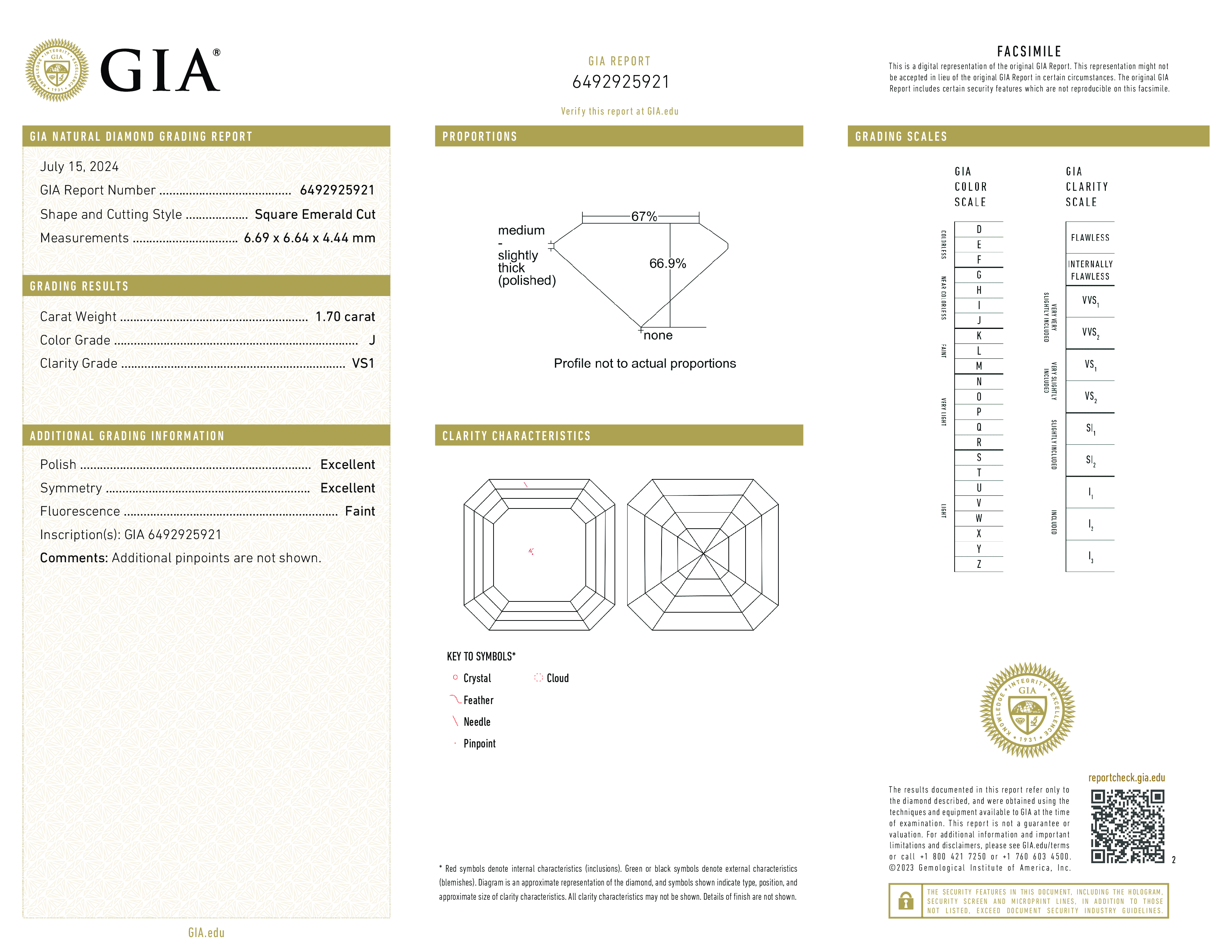 Diamond Certificate