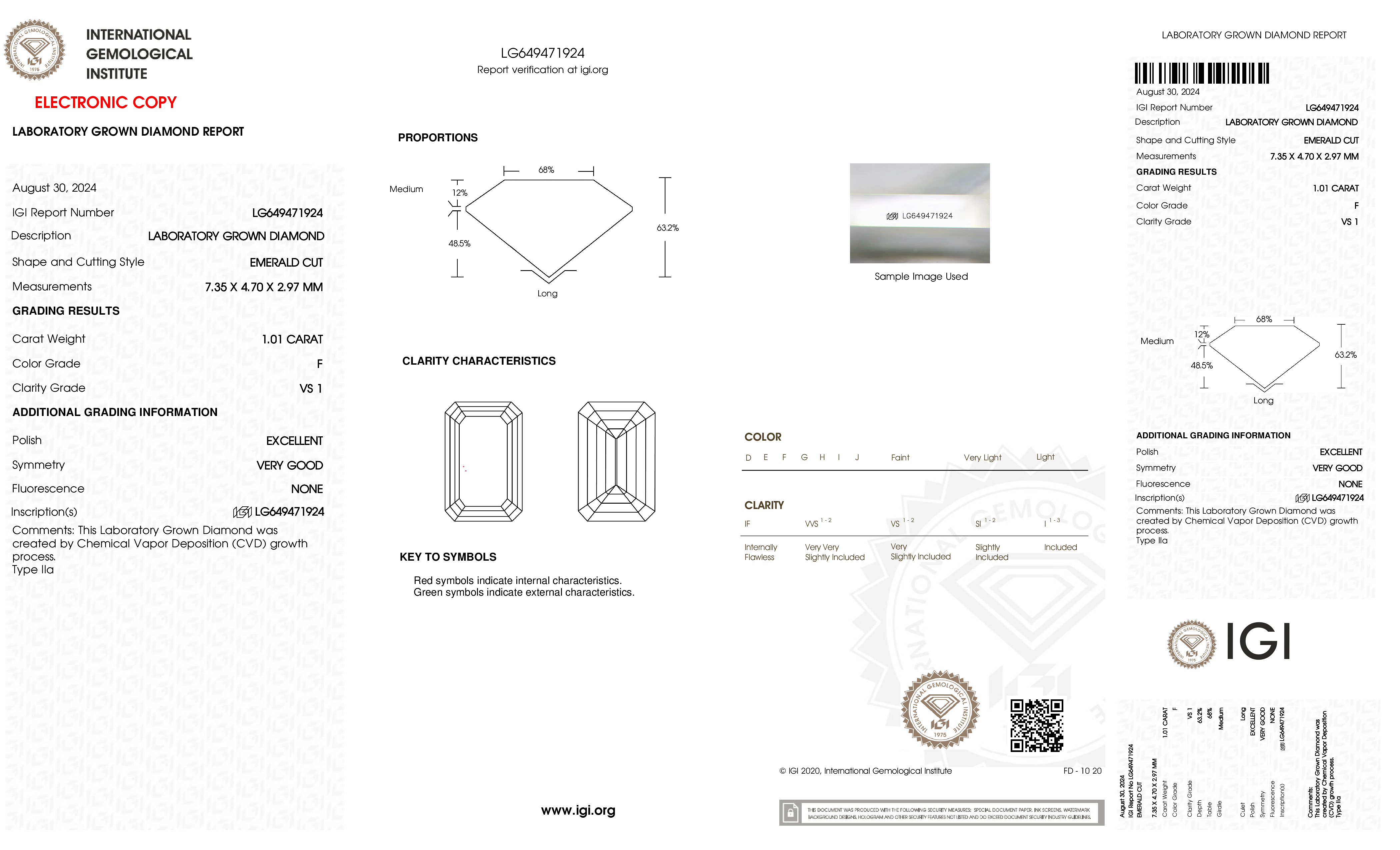 Diamond Certificate