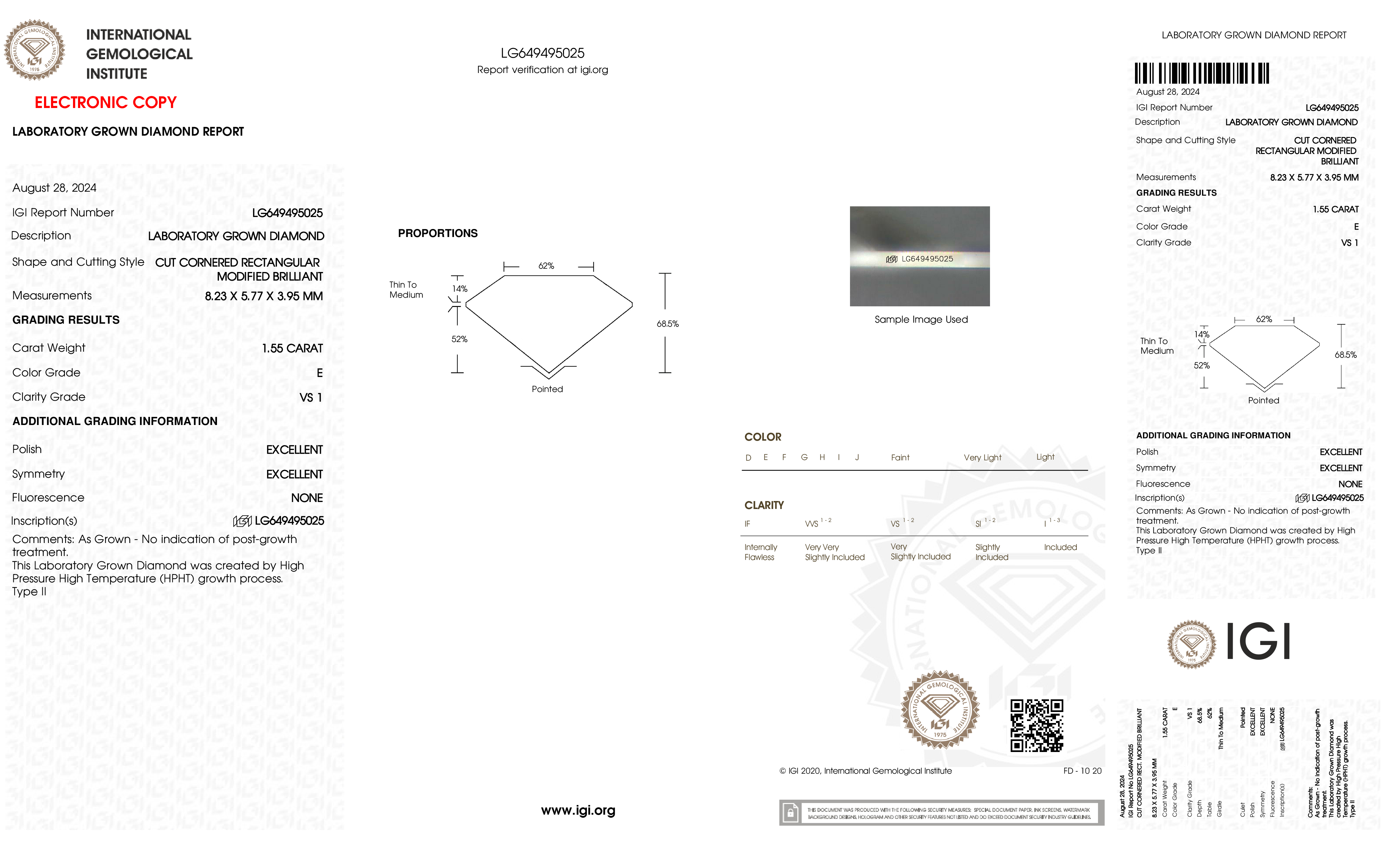Diamond Certificate