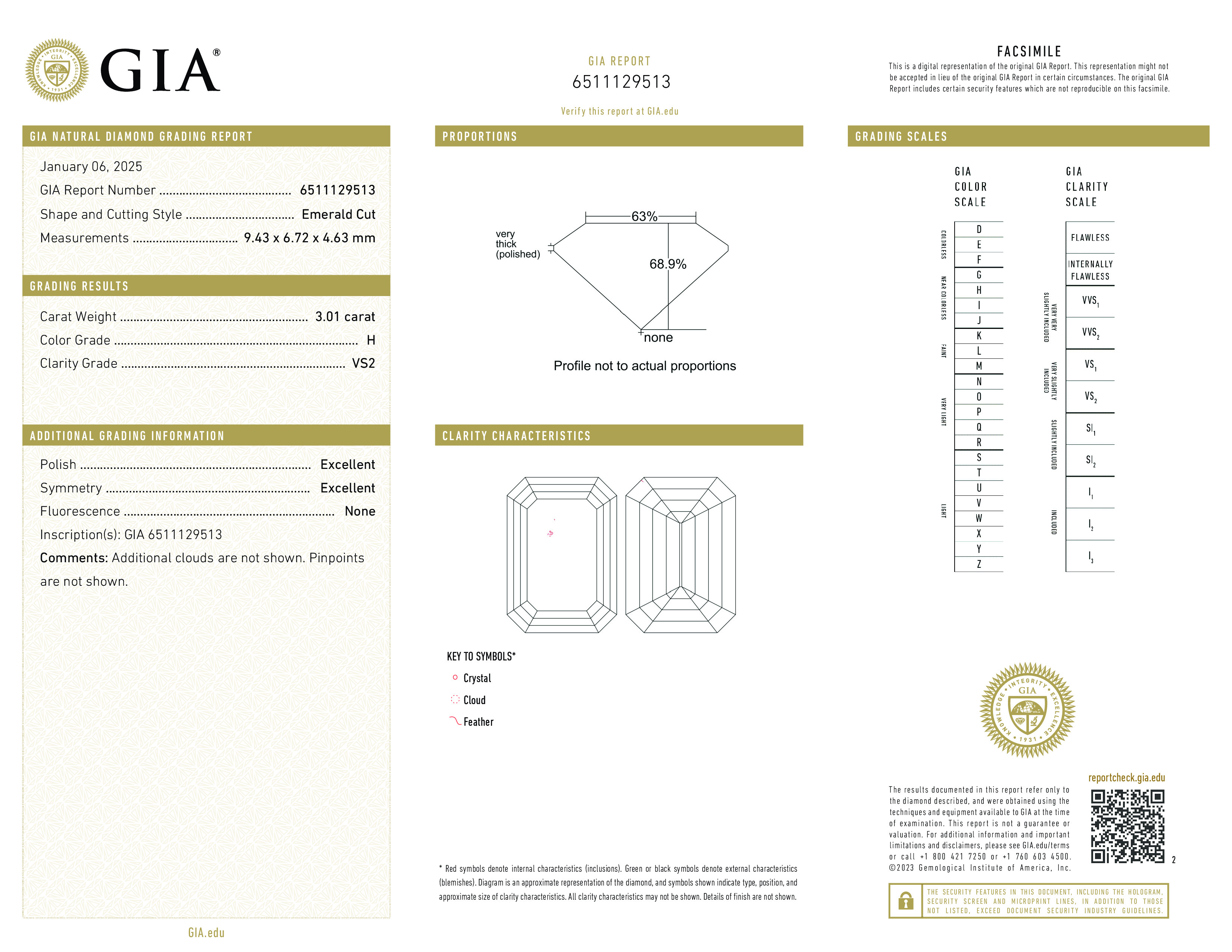 Diamond Certificate