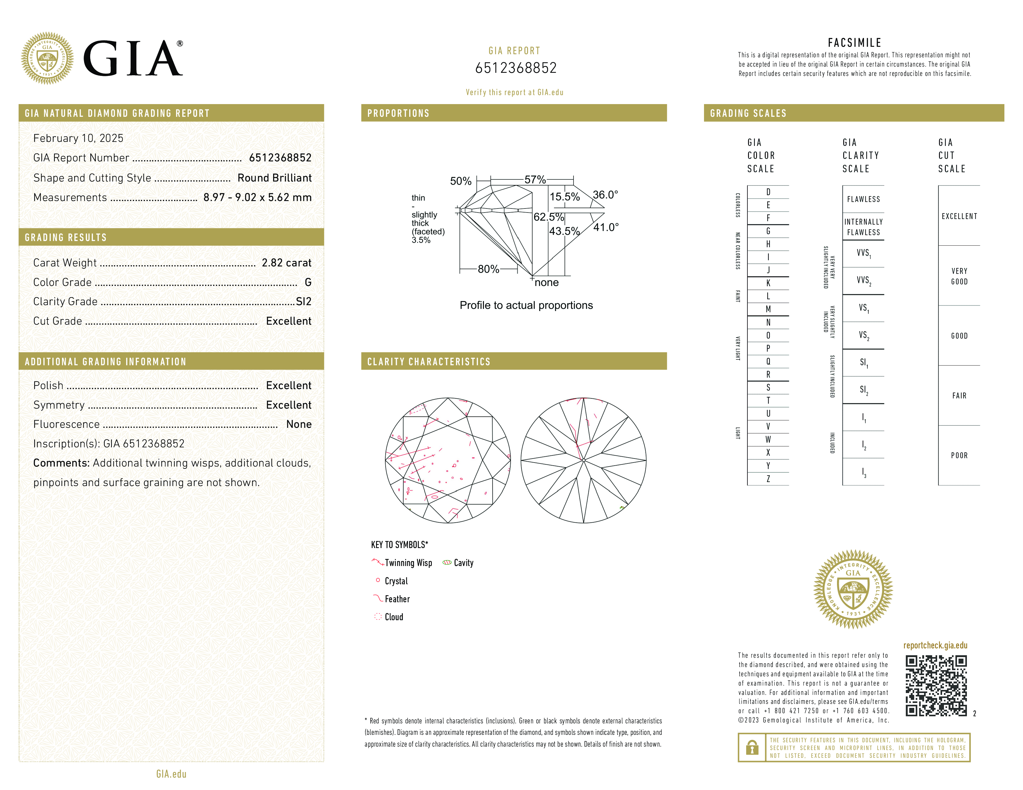 Diamond Certificate