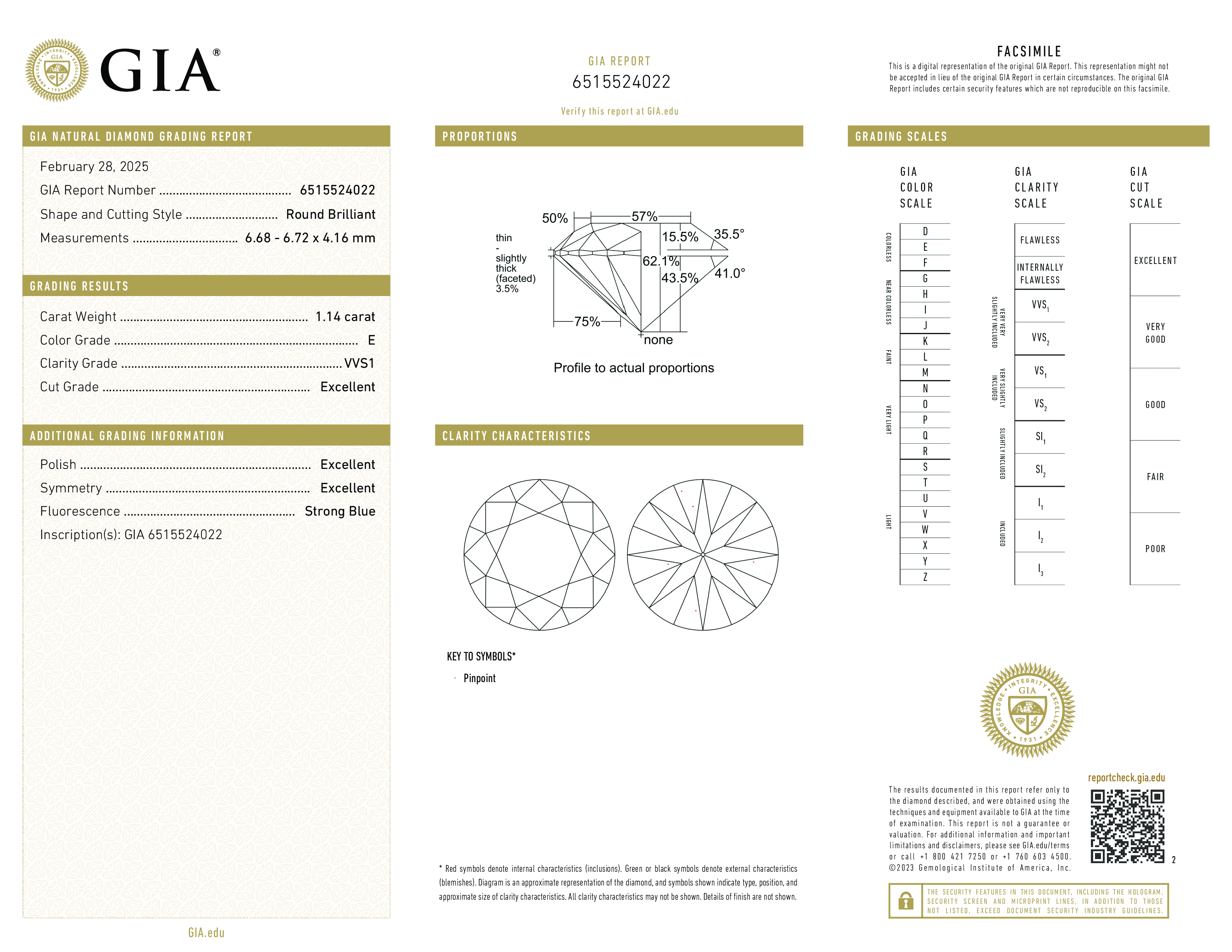 Diamond Certificate