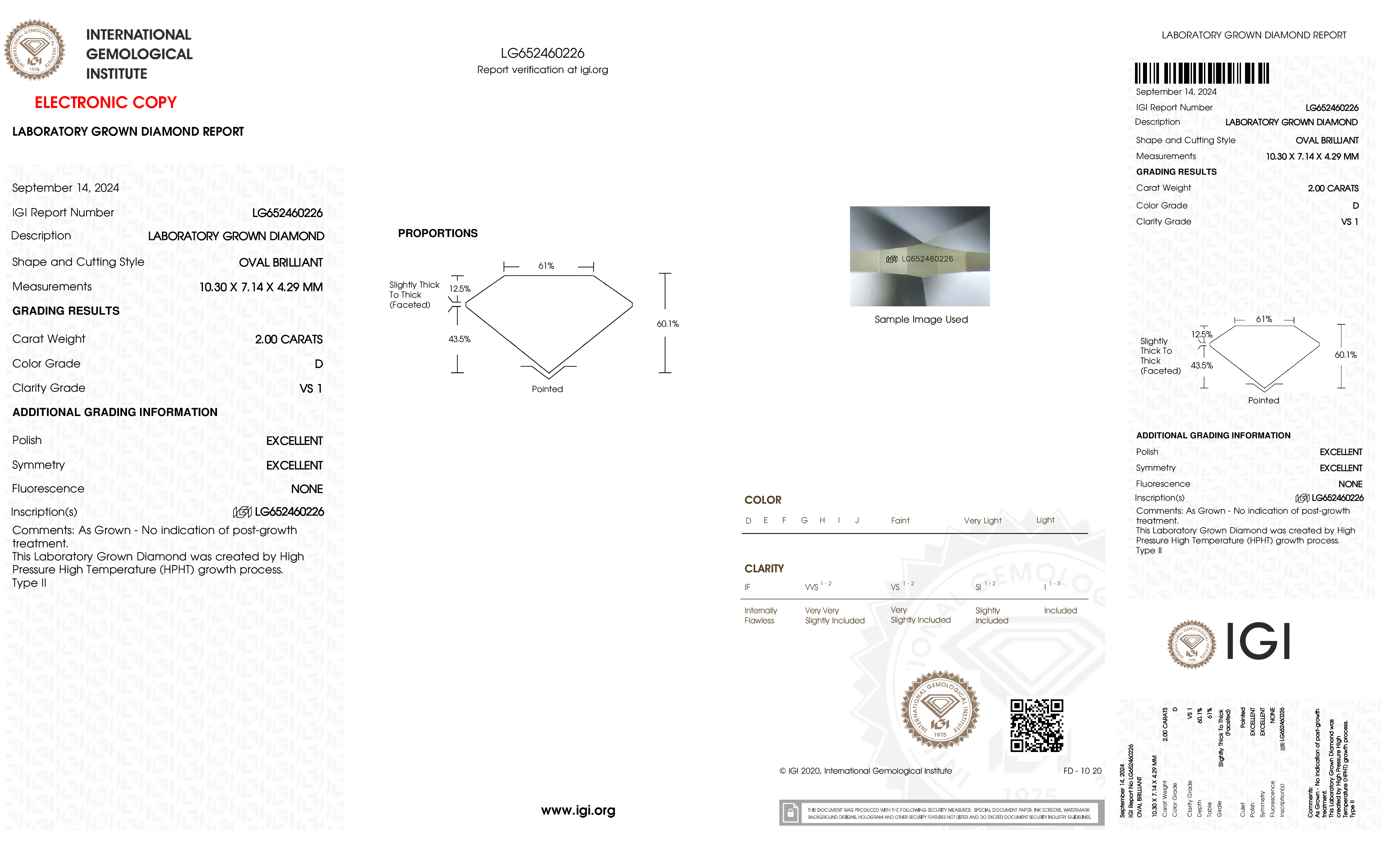 Diamond Certificate