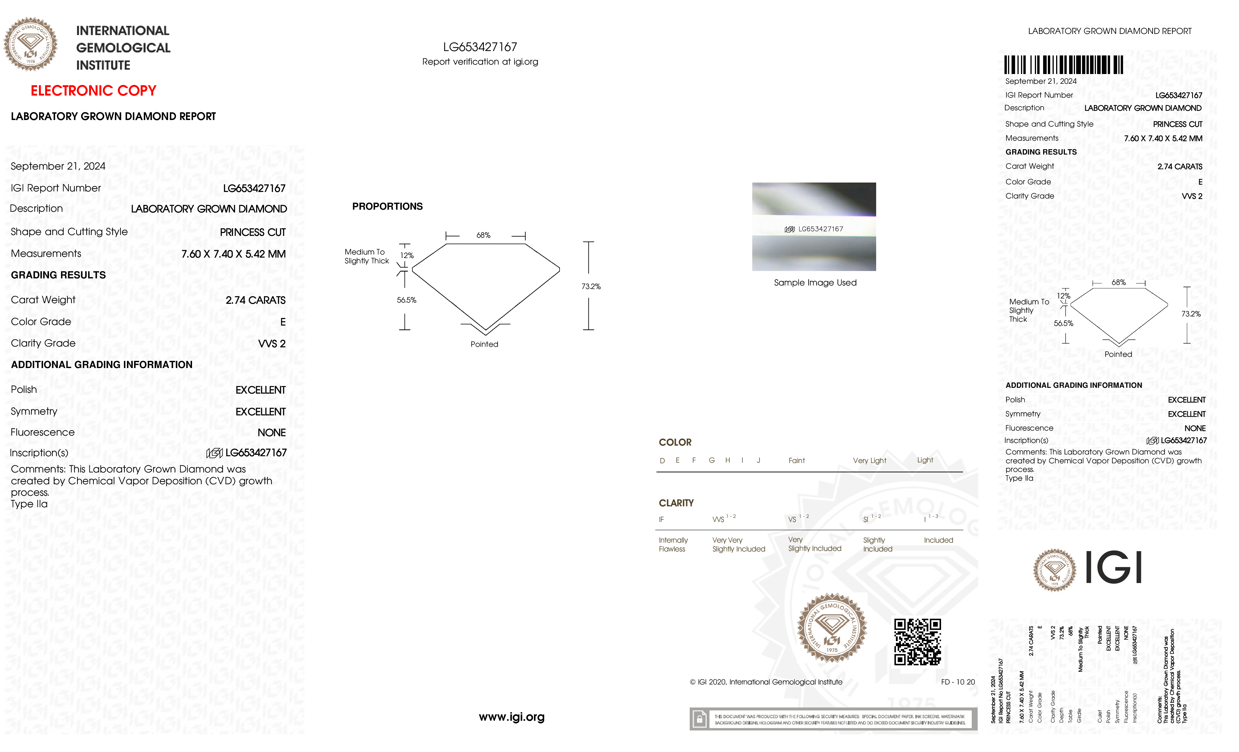Diamond Certificate