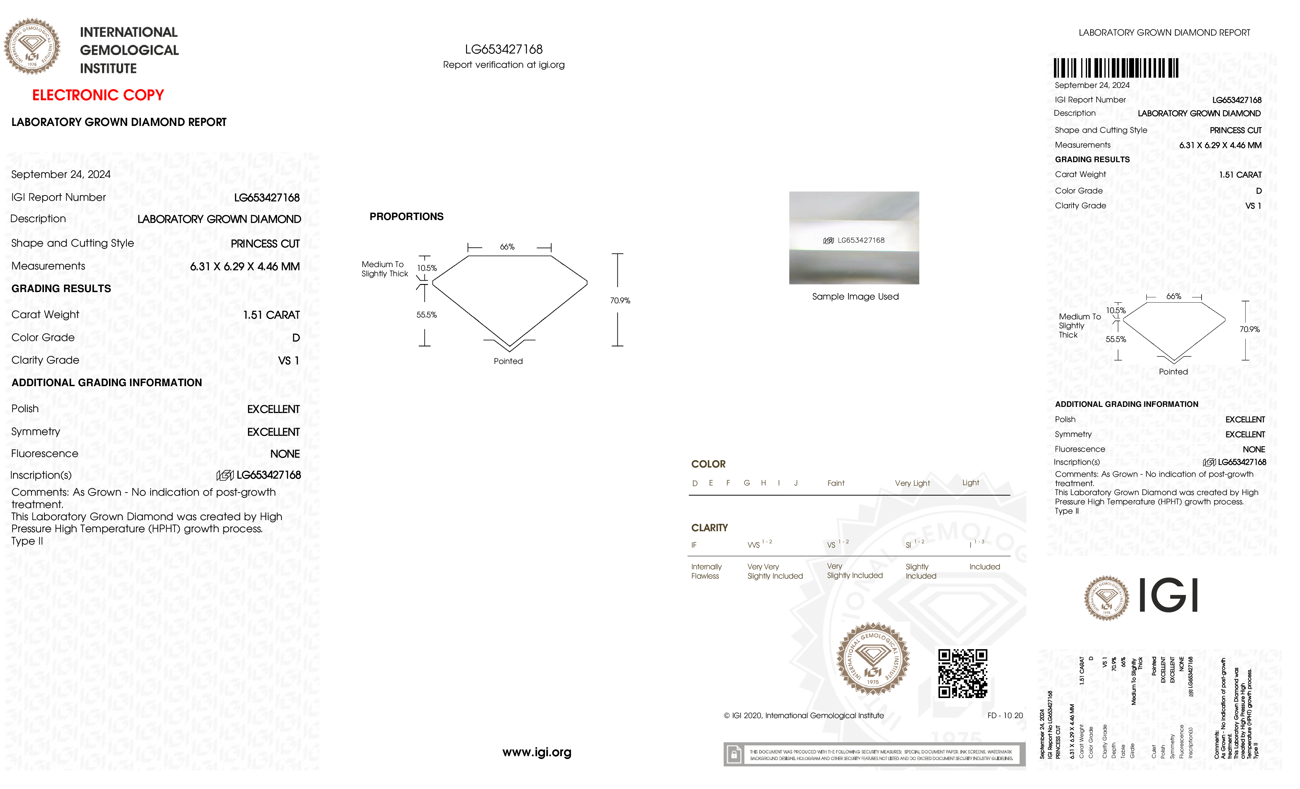 Diamond Certificate