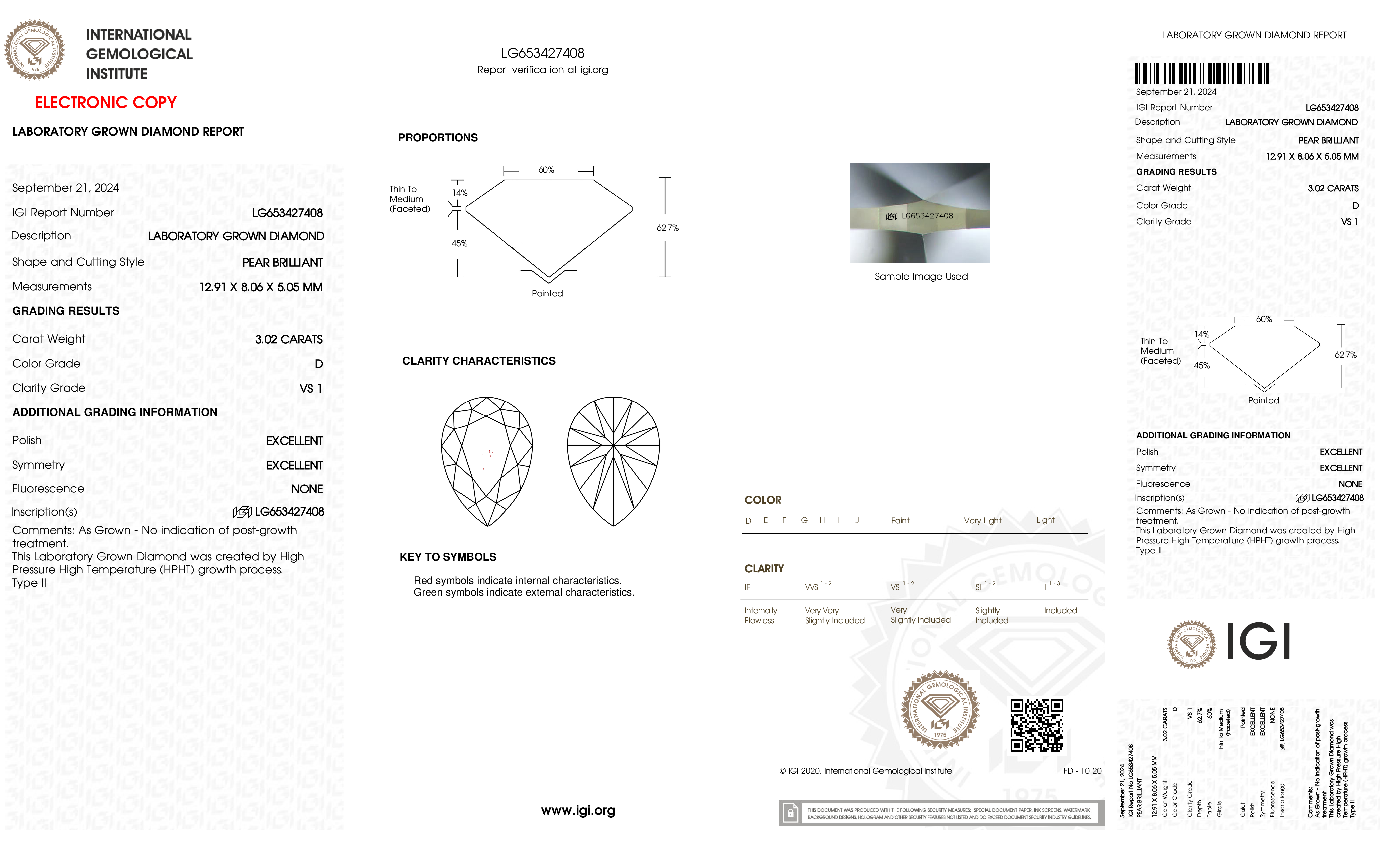 Diamond Certificate