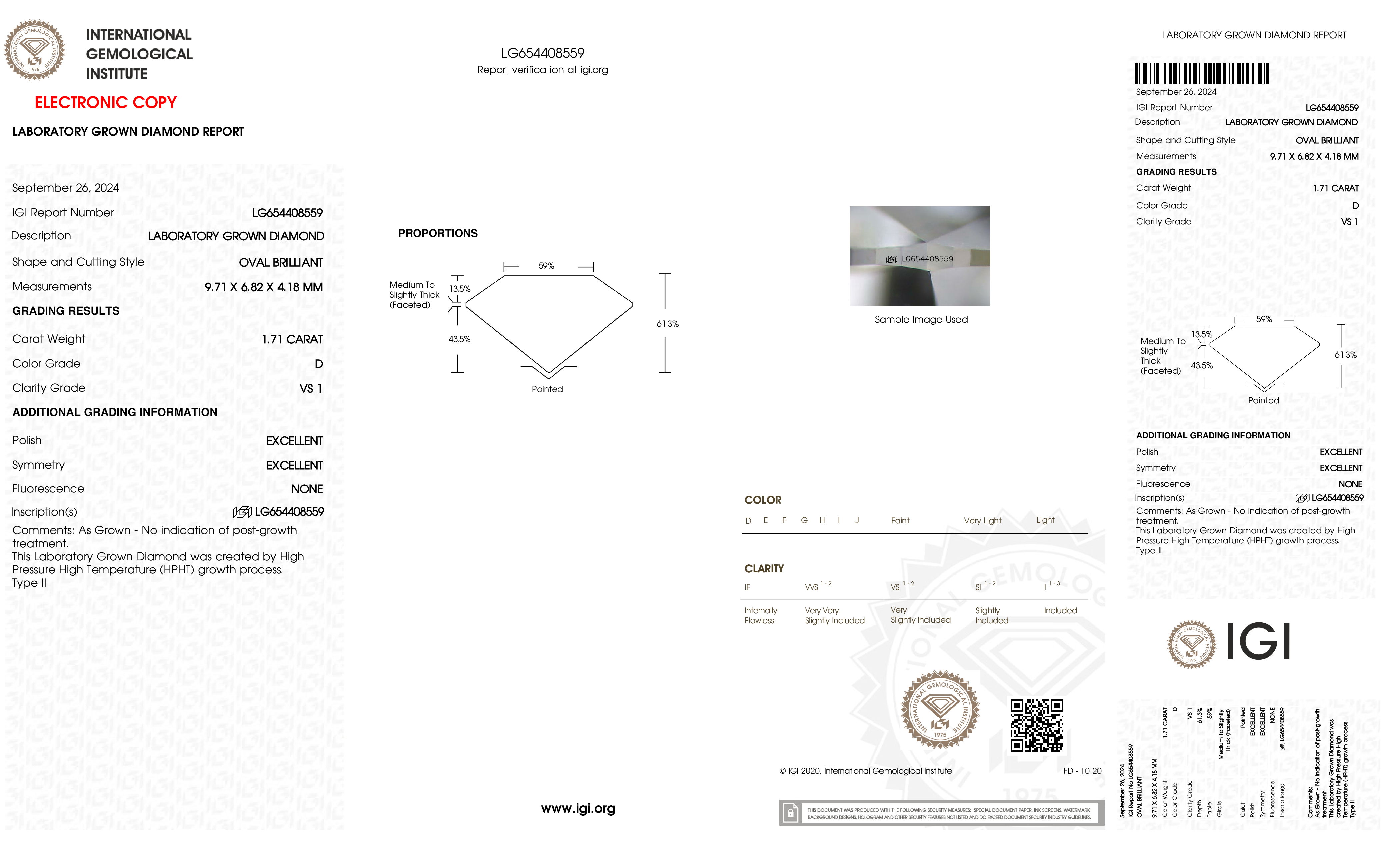 Diamond Certificate