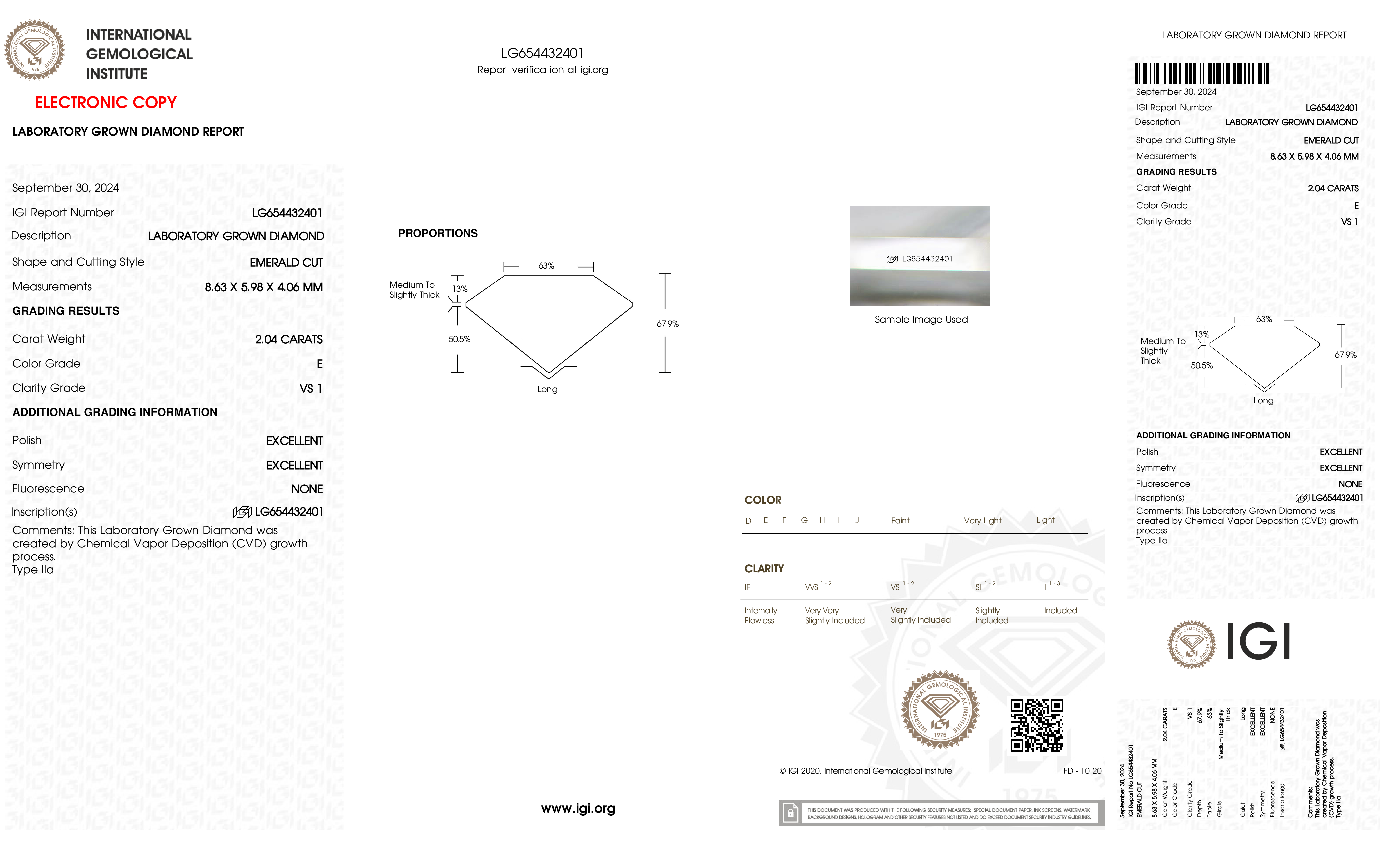 Diamond Certificate
