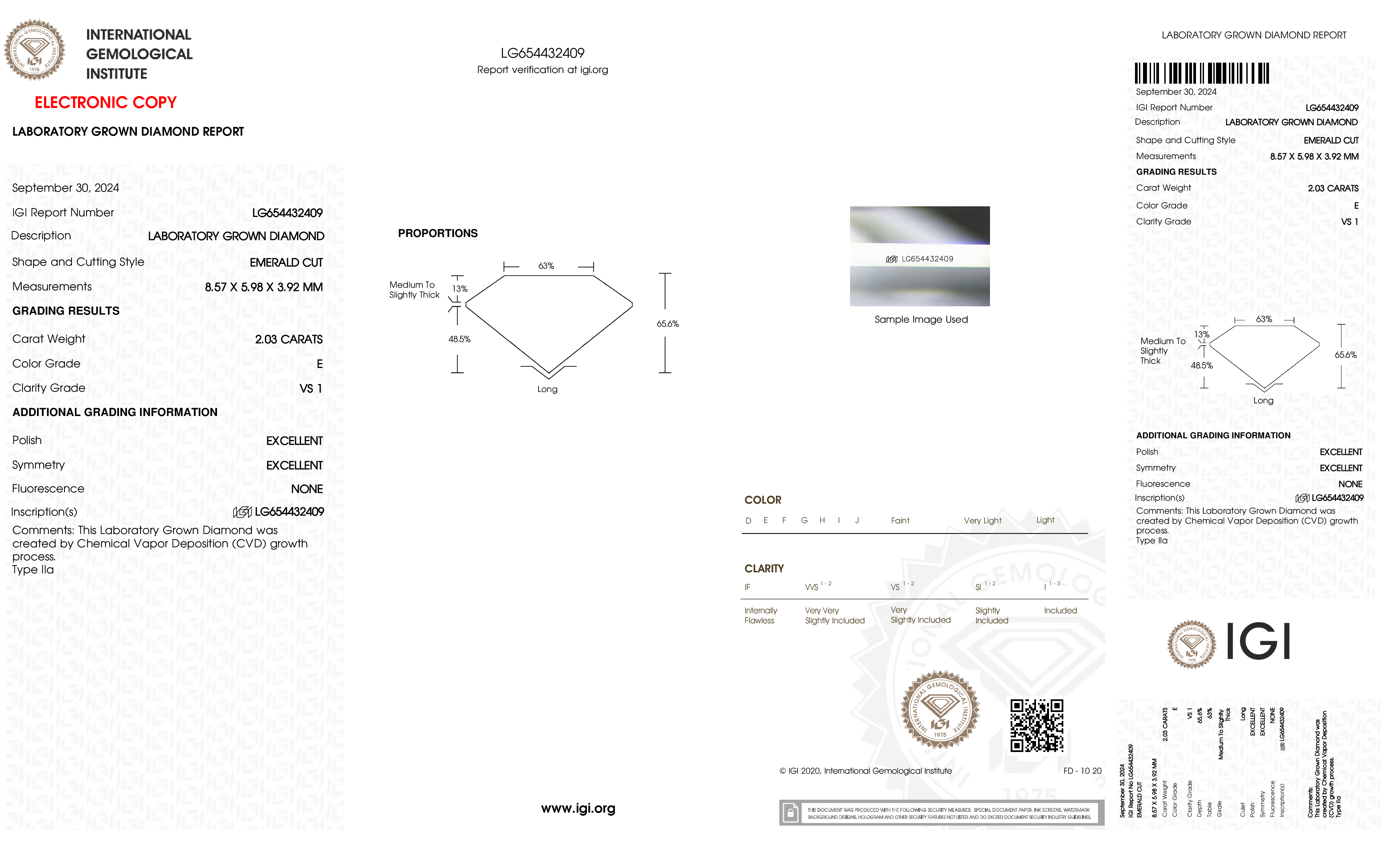 Diamond Certificate