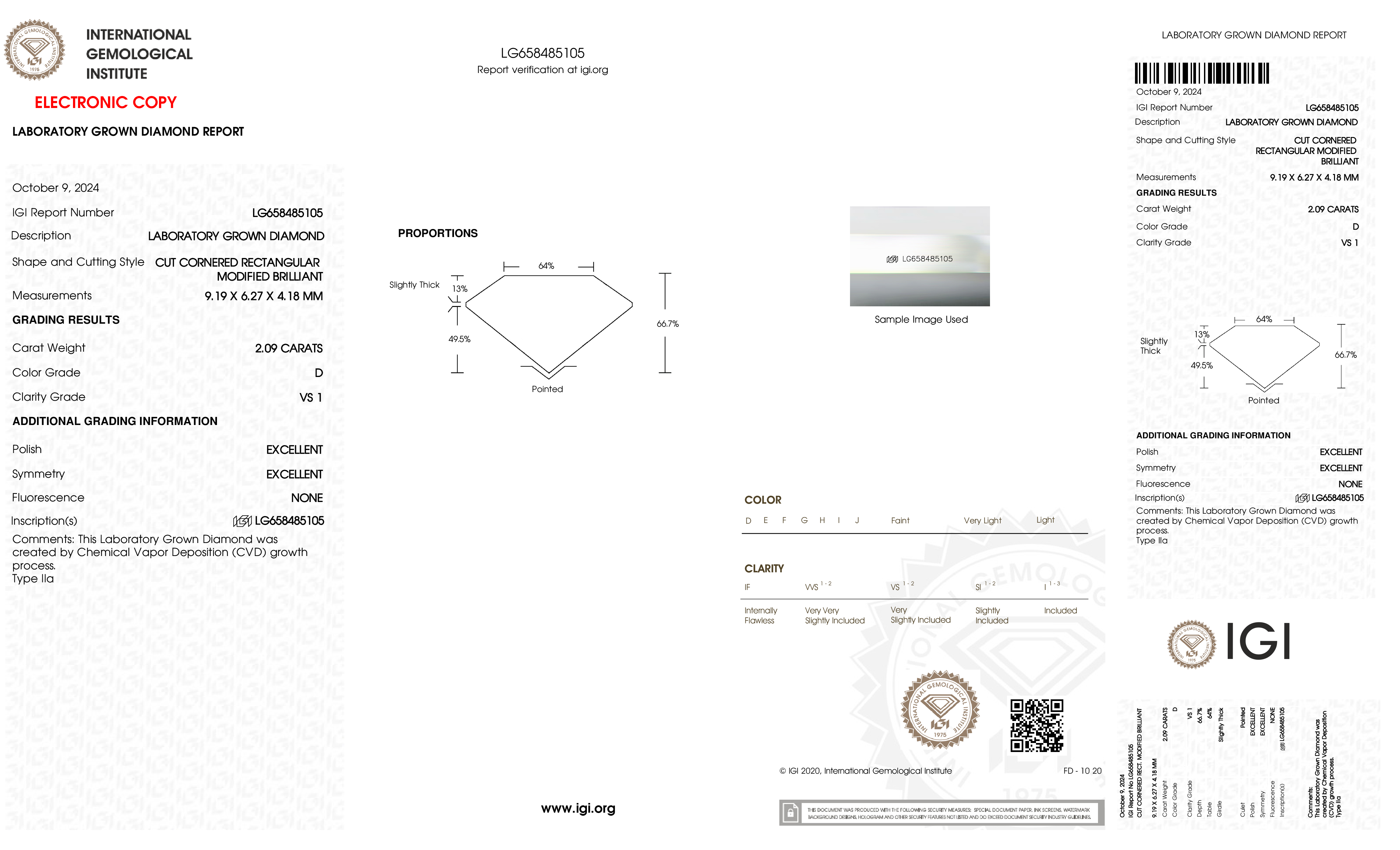 Diamond Certificate