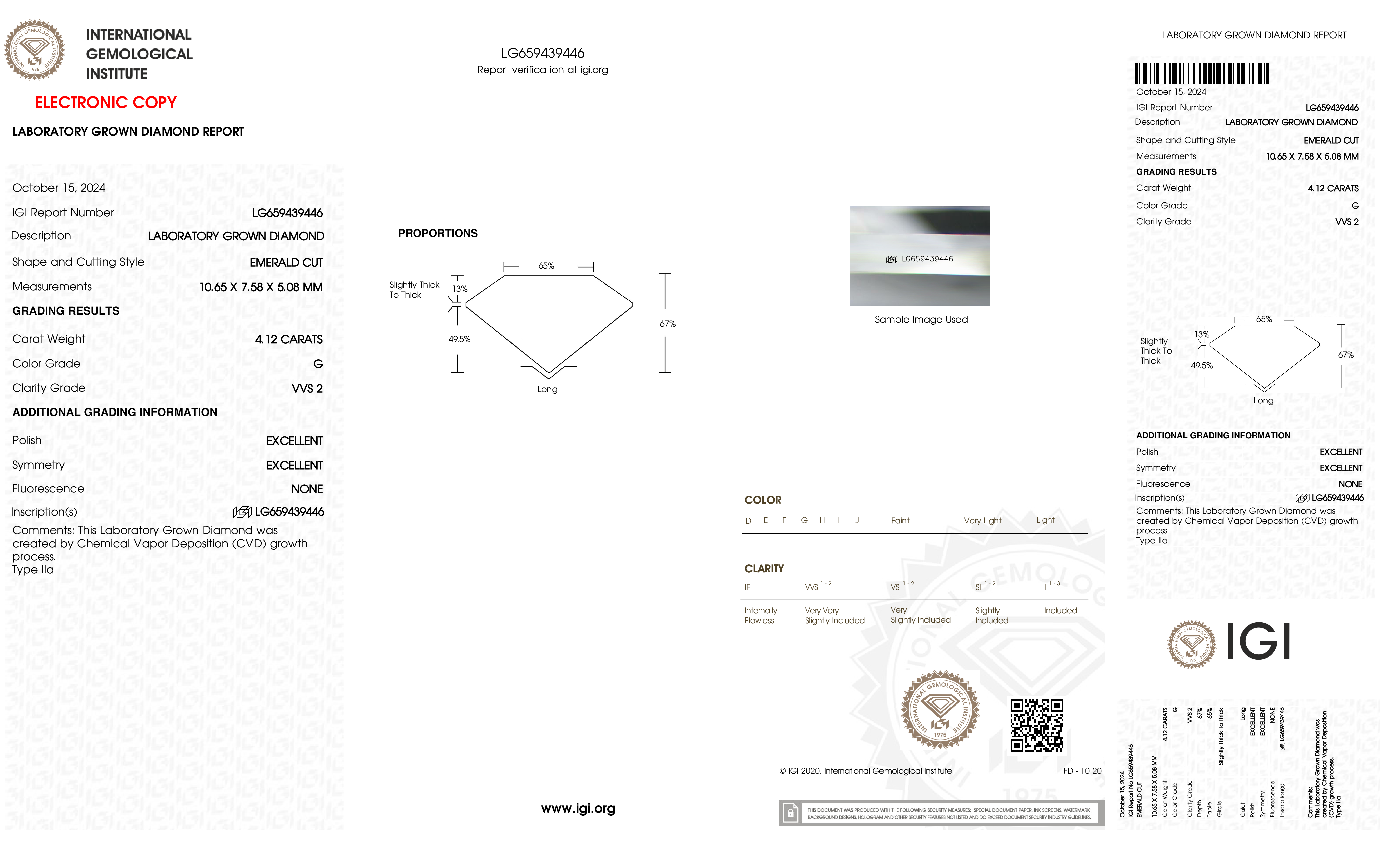 Diamond Certificate