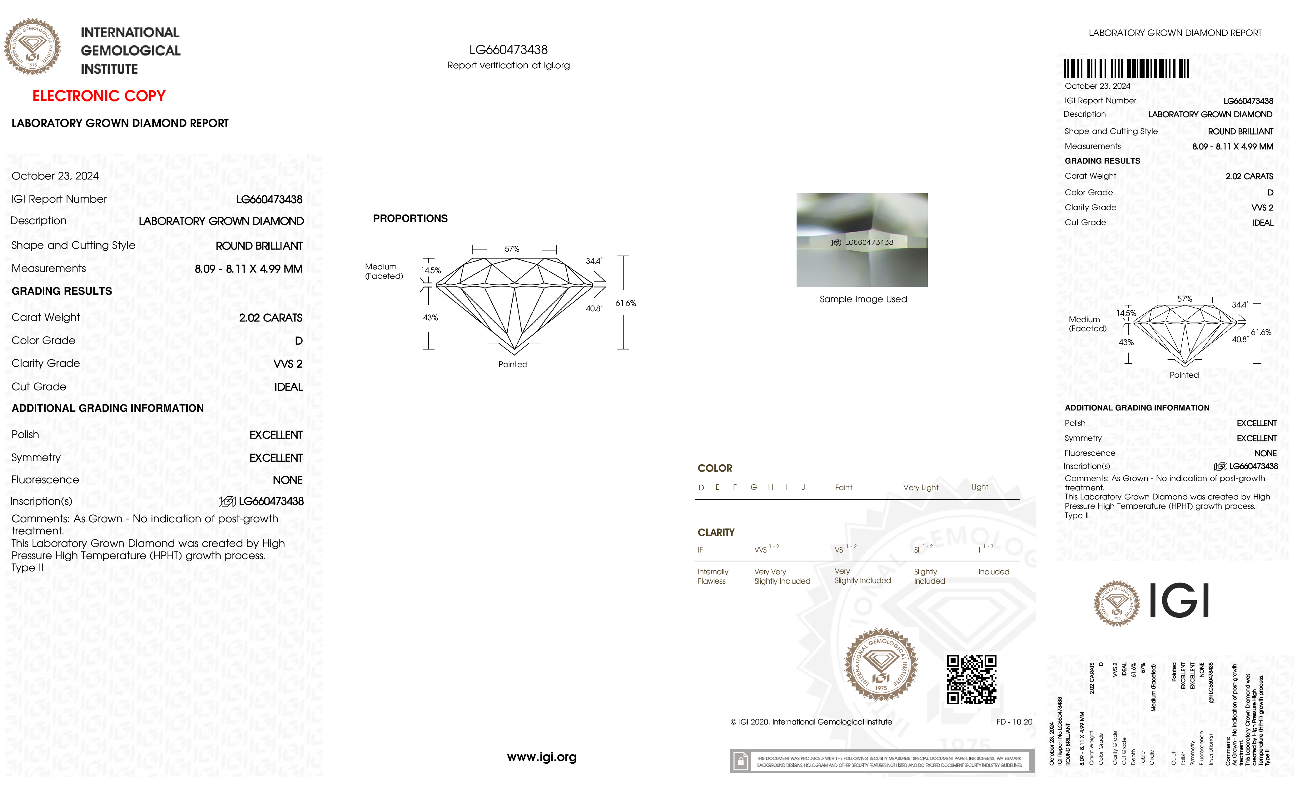 Diamond Certificate
