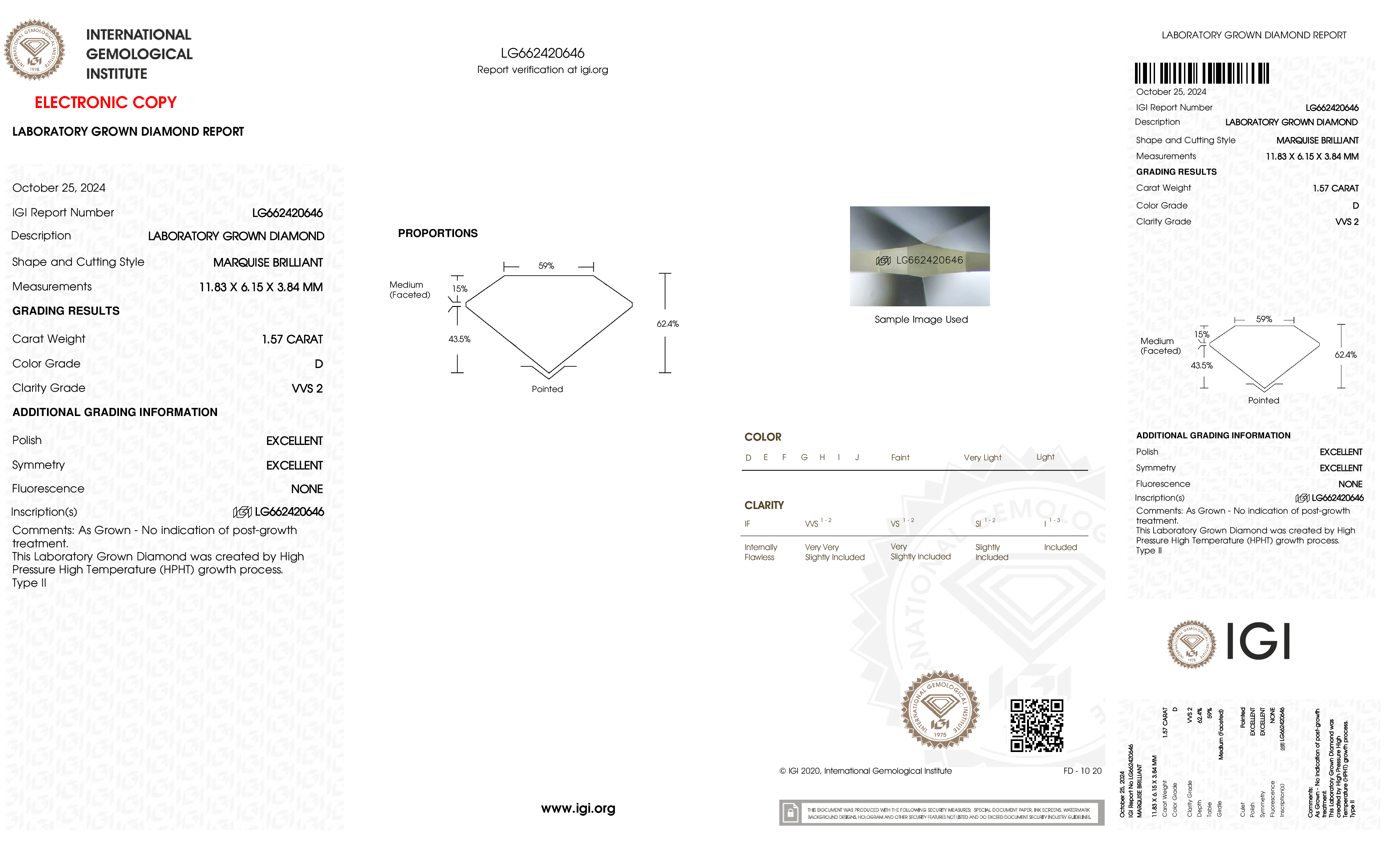 Diamond Certificate