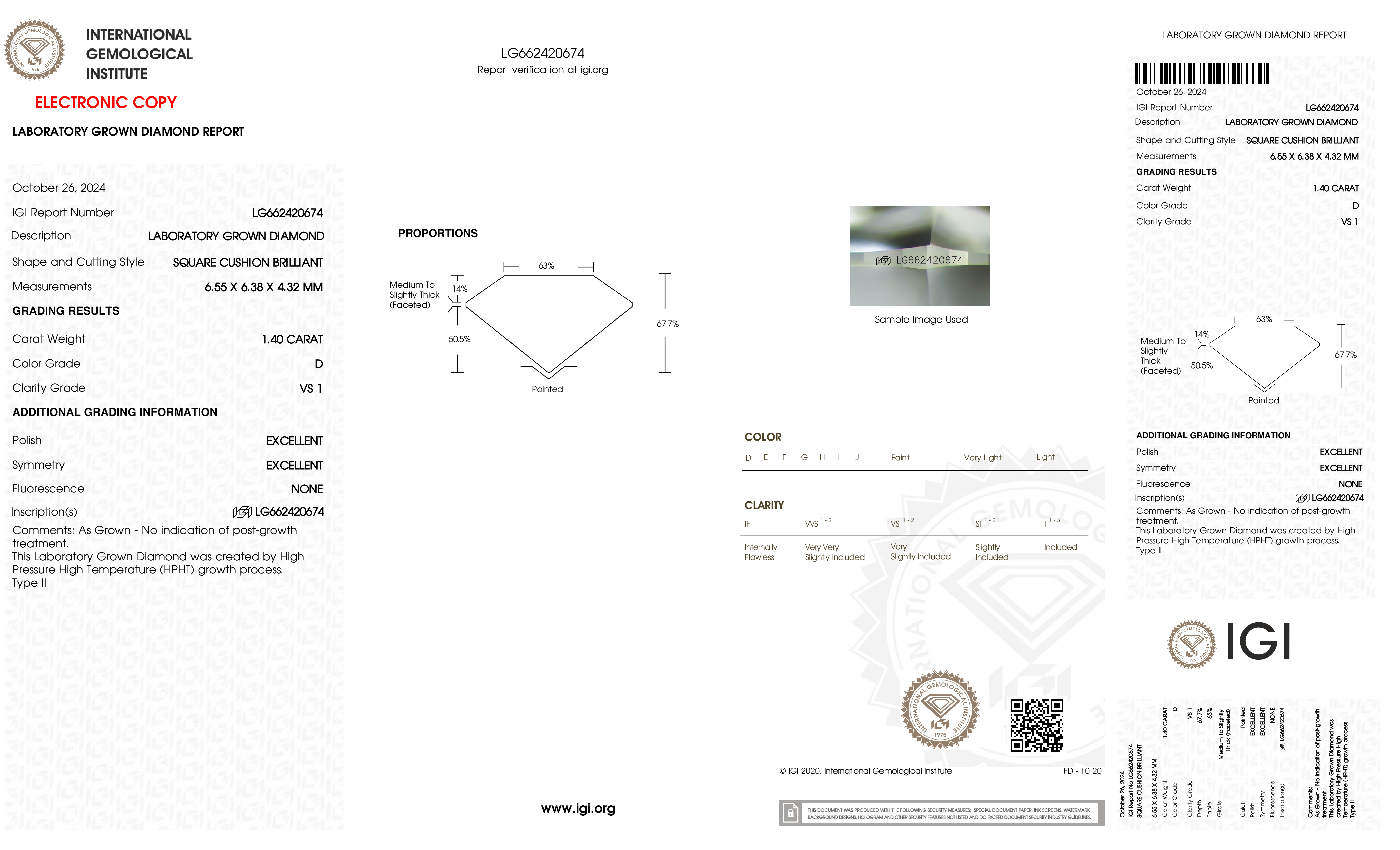 Diamond Certificate