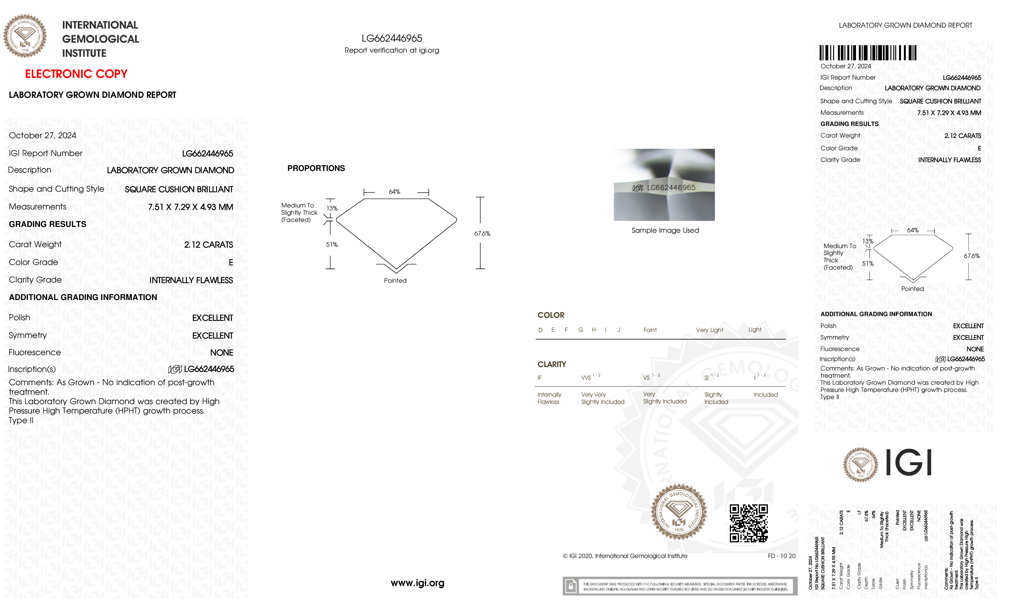 Diamond Certificate