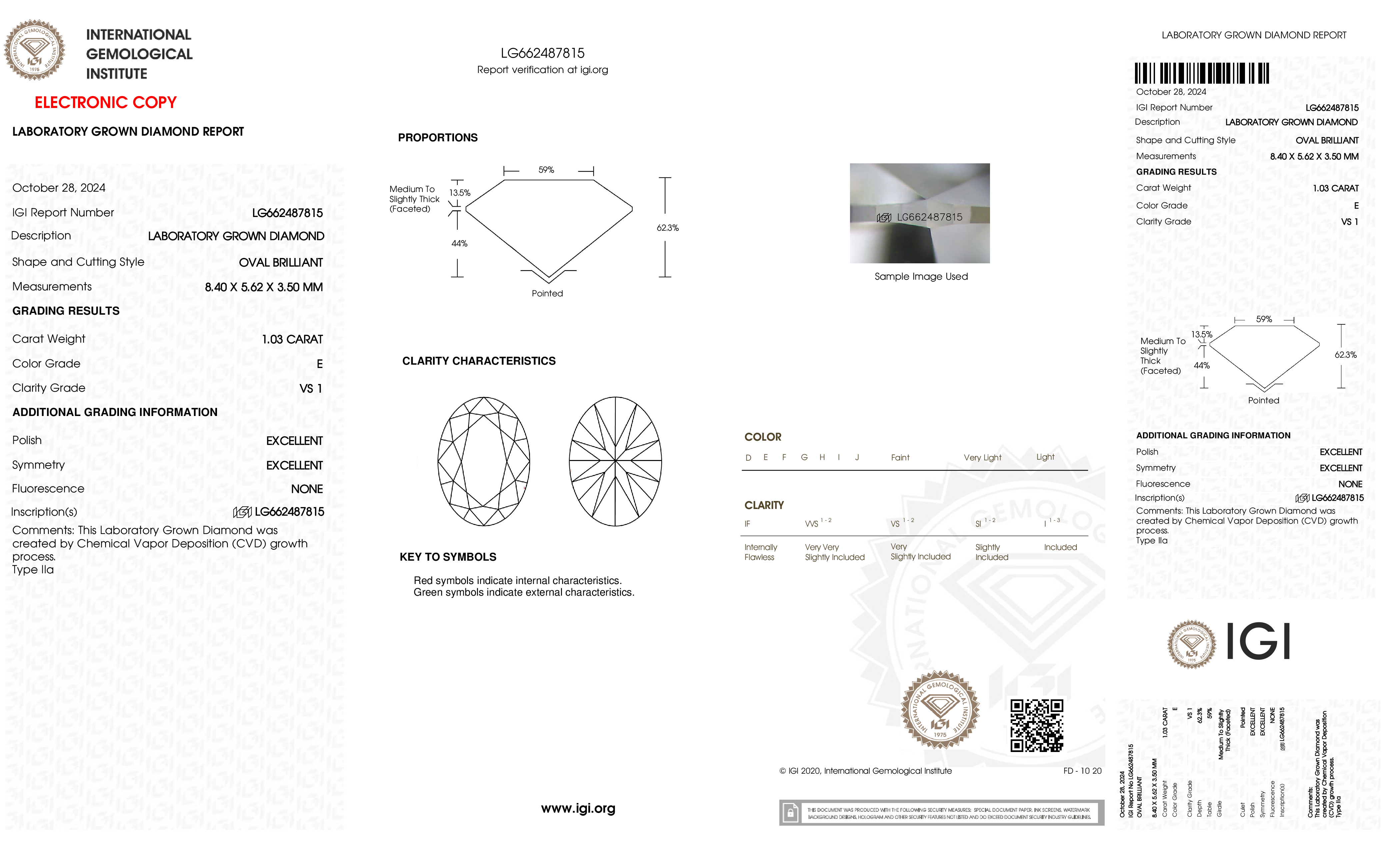 Diamond Certificate