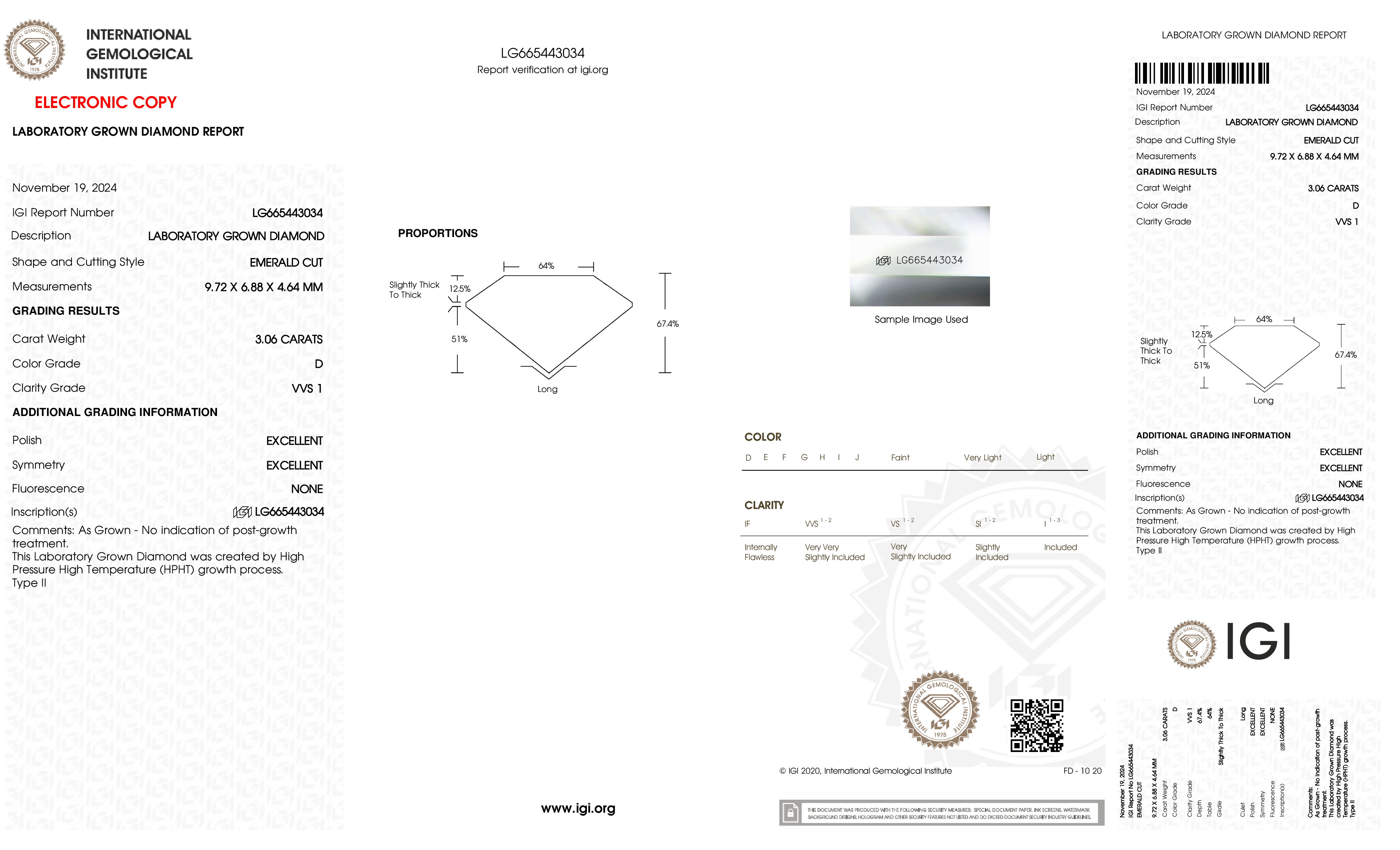 Diamond Certificate
