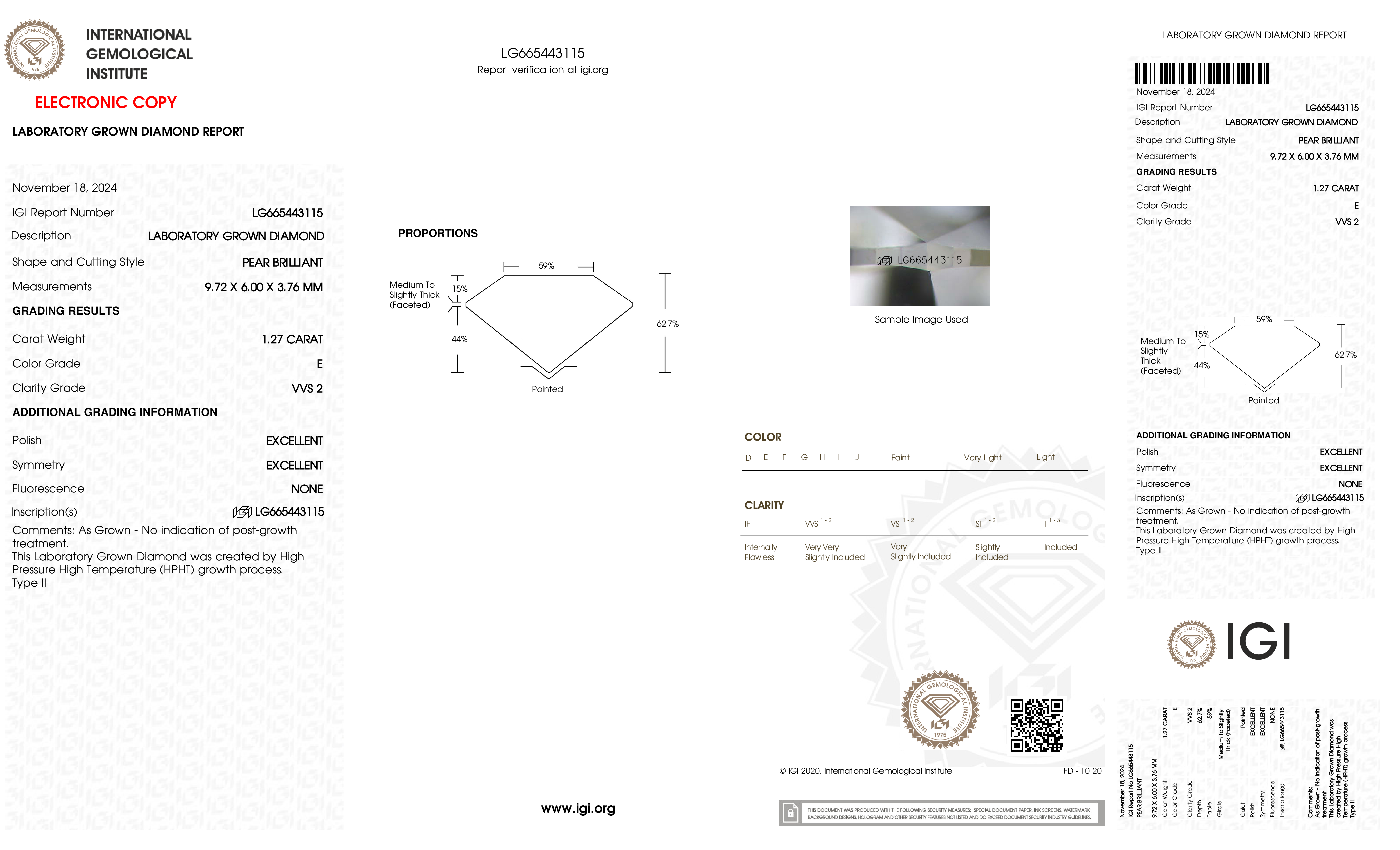 Diamond Certificate