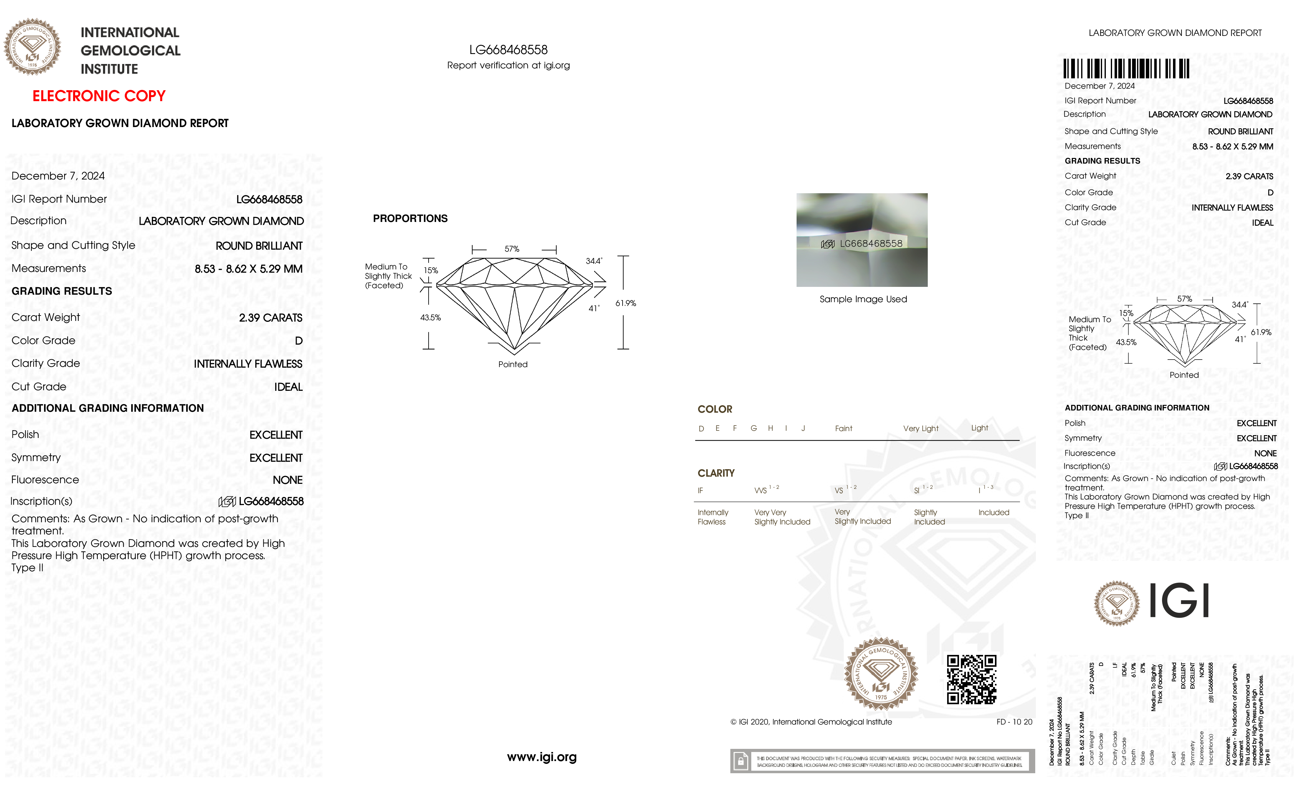 Diamond Certificate