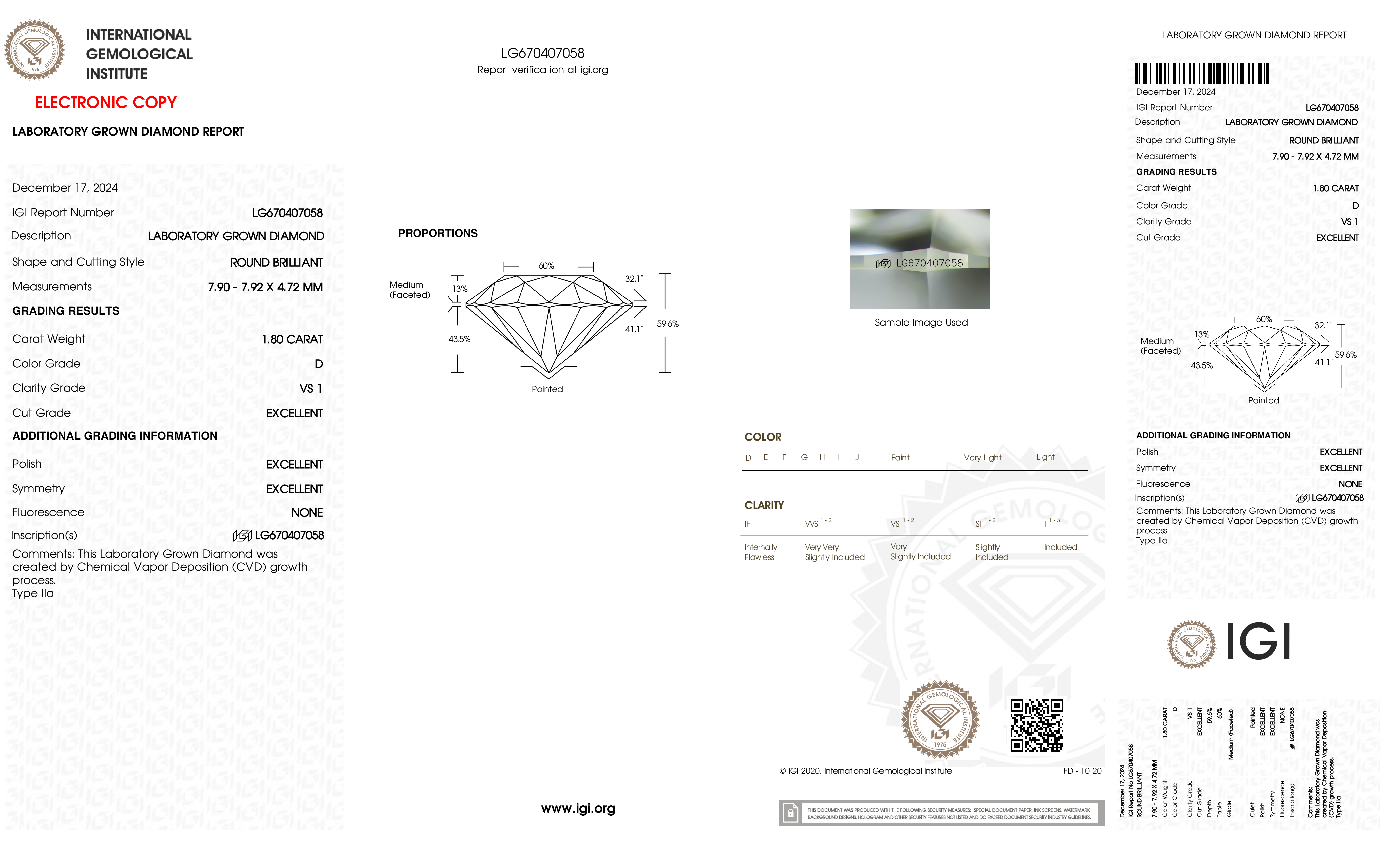 Diamond Certificate