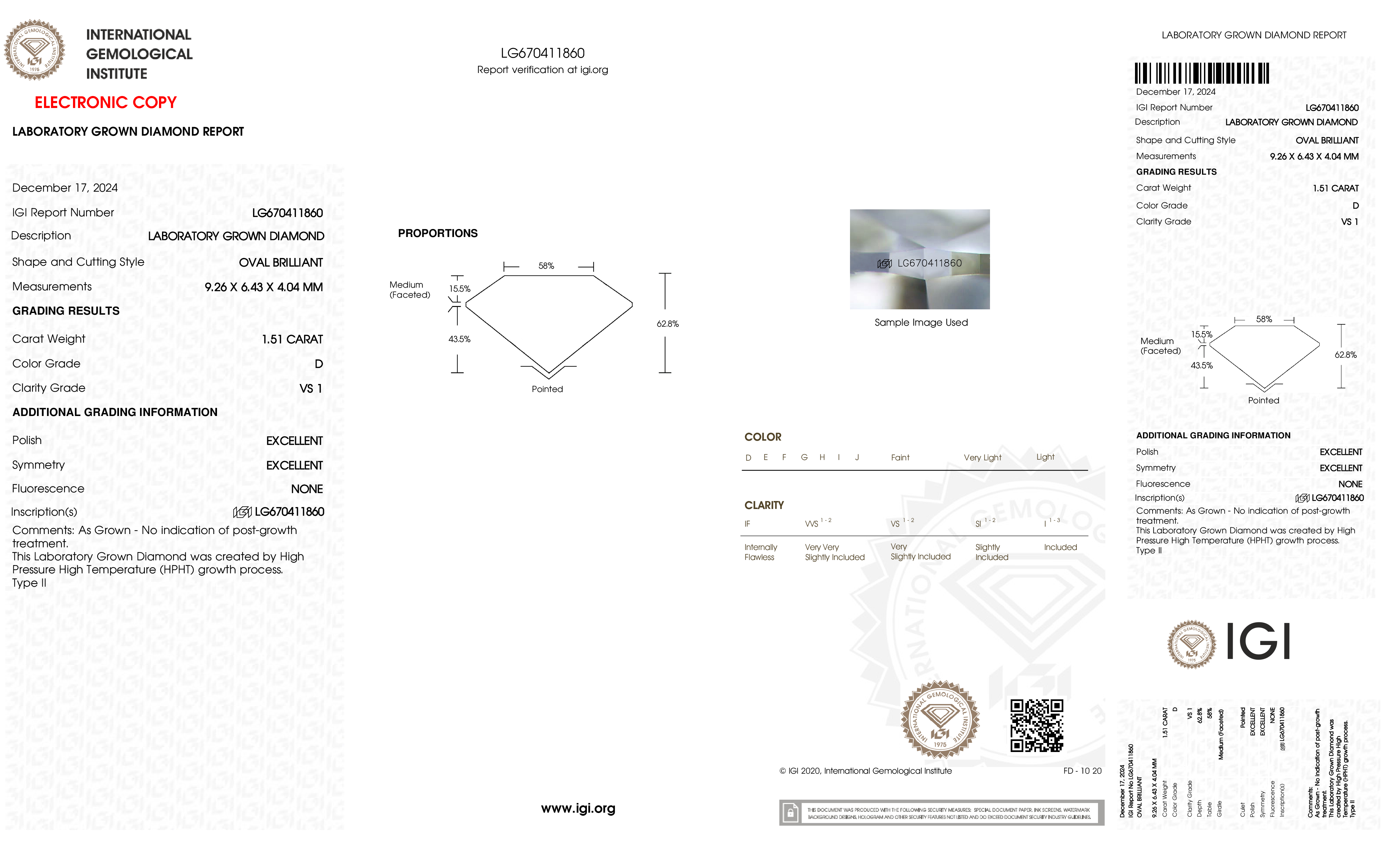 Diamond Certificate