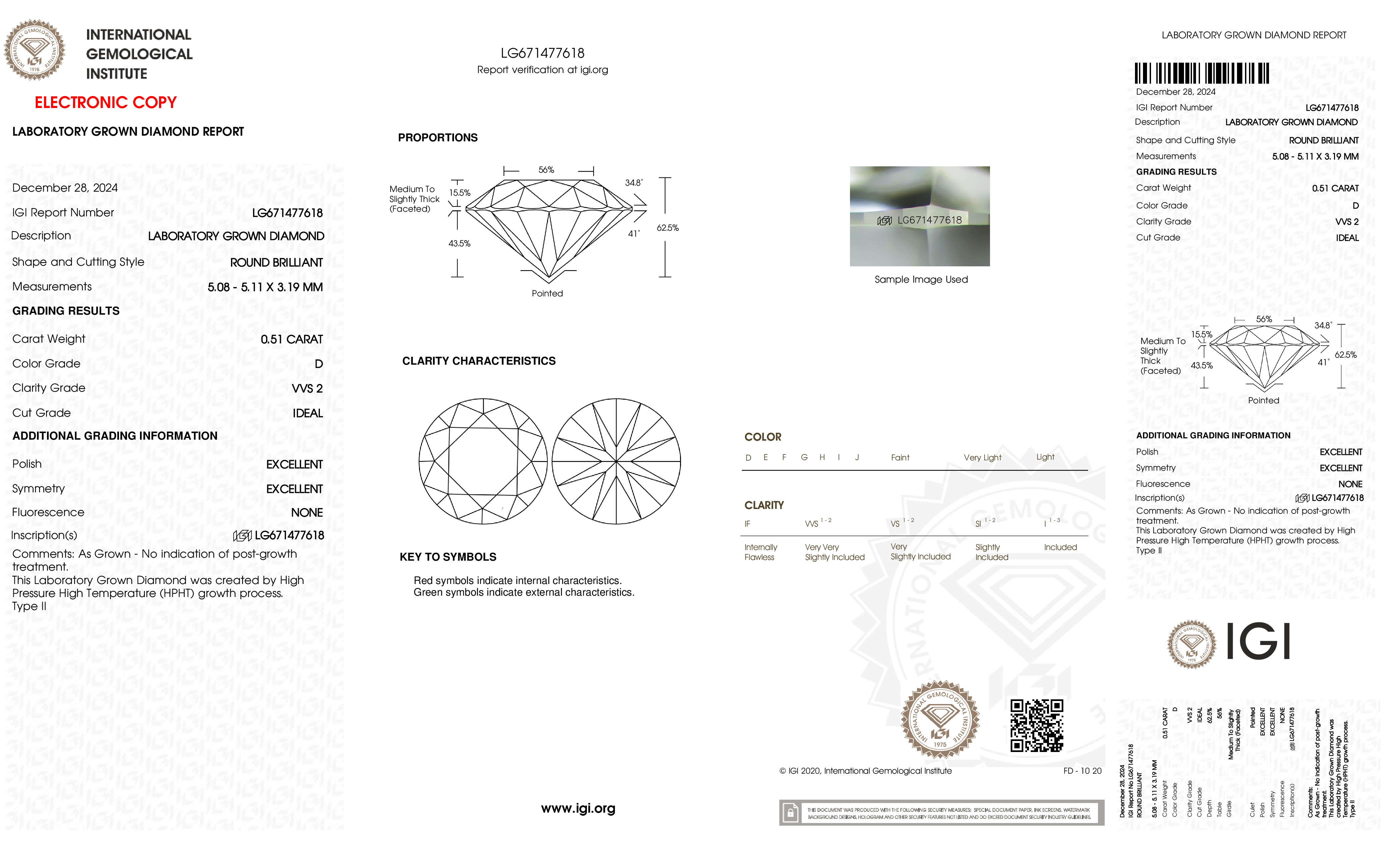 Diamond Certificate