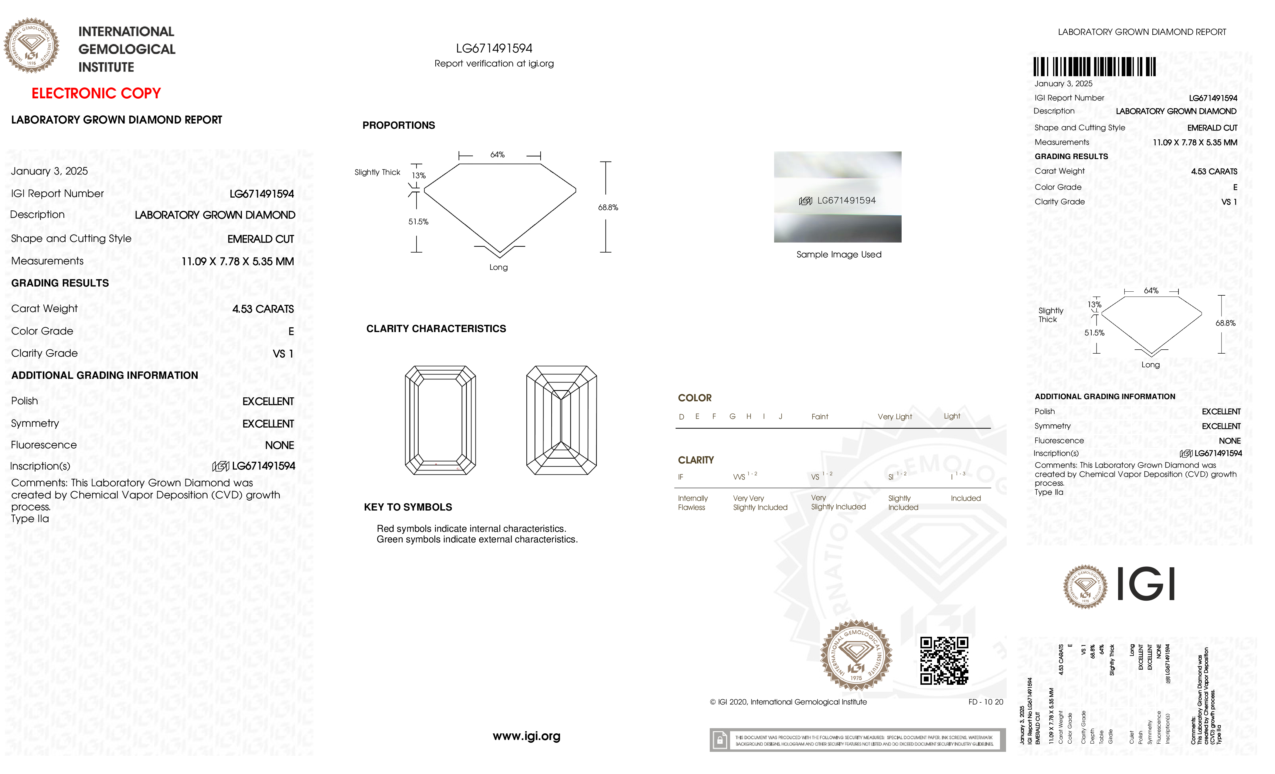 Diamond Certificate