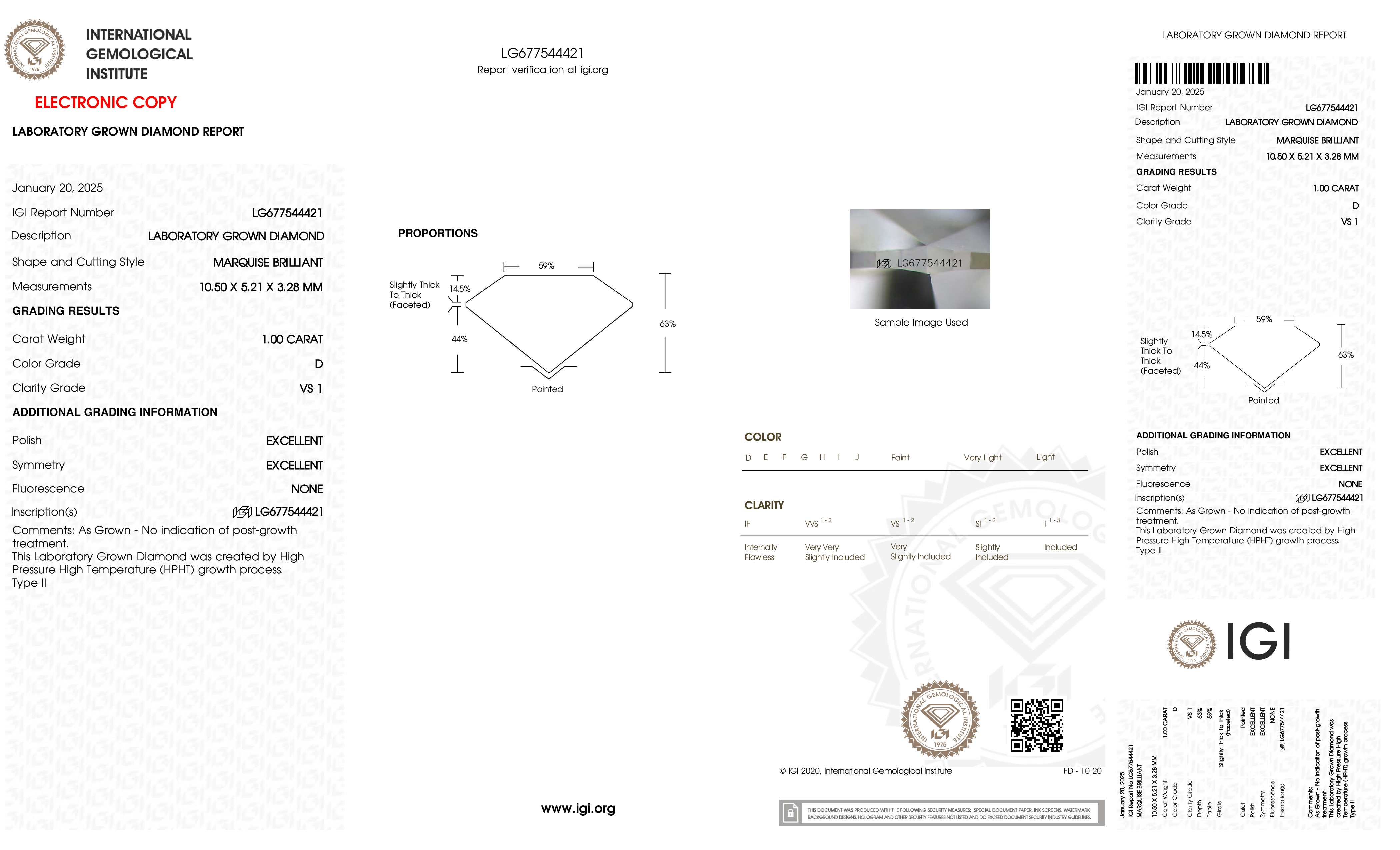 Diamond Certificate
