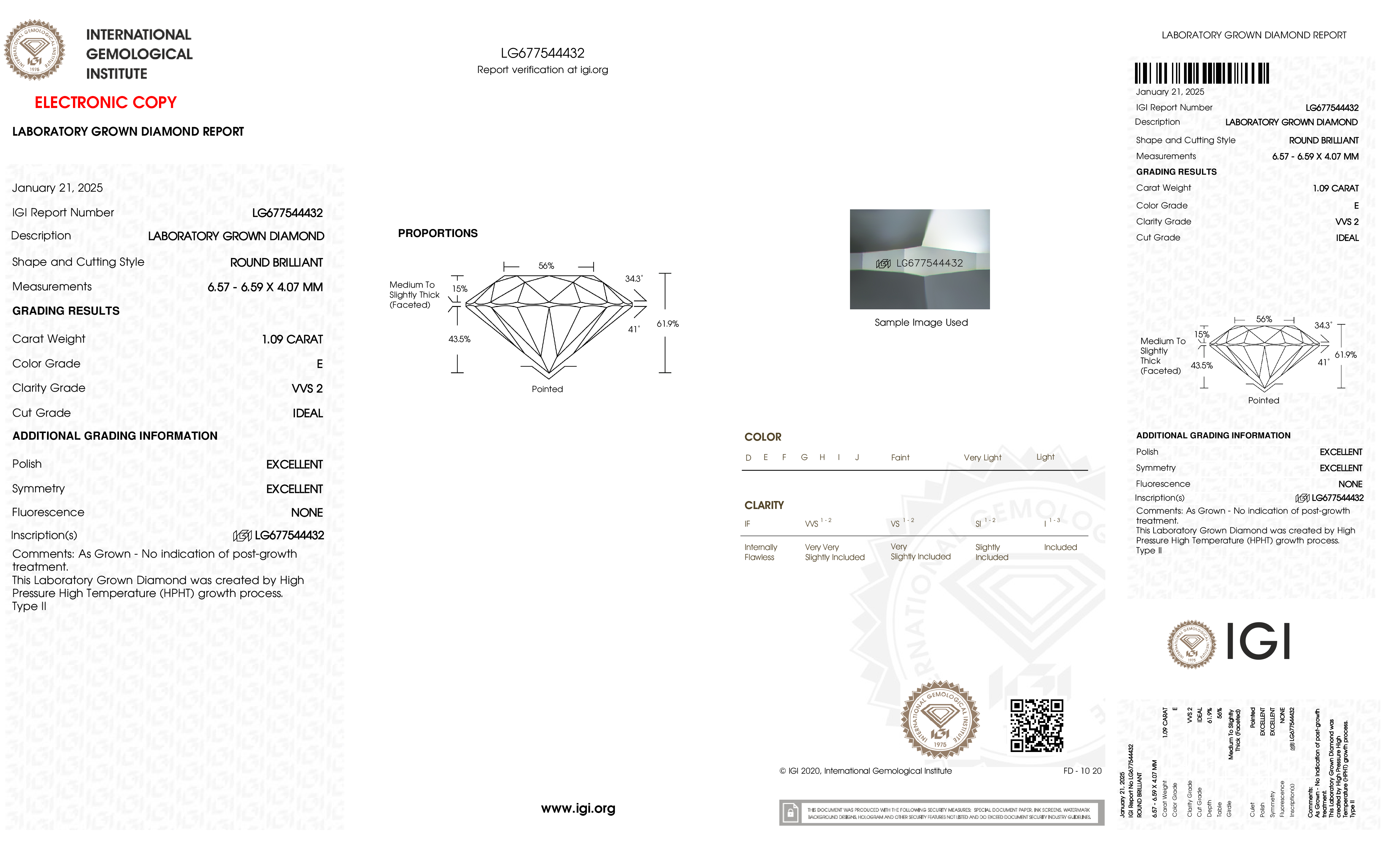 Diamond Certificate