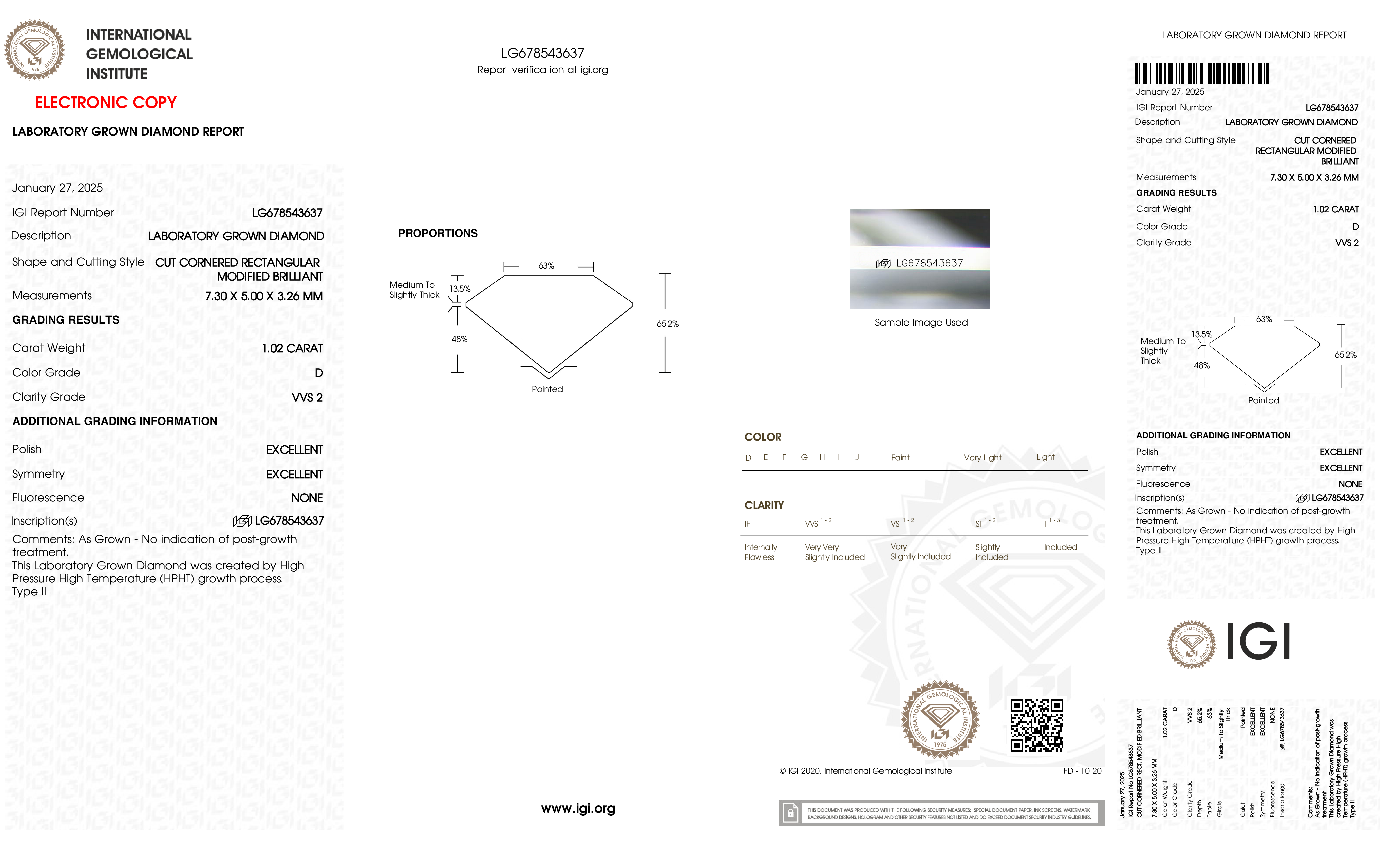 Diamond Certificate