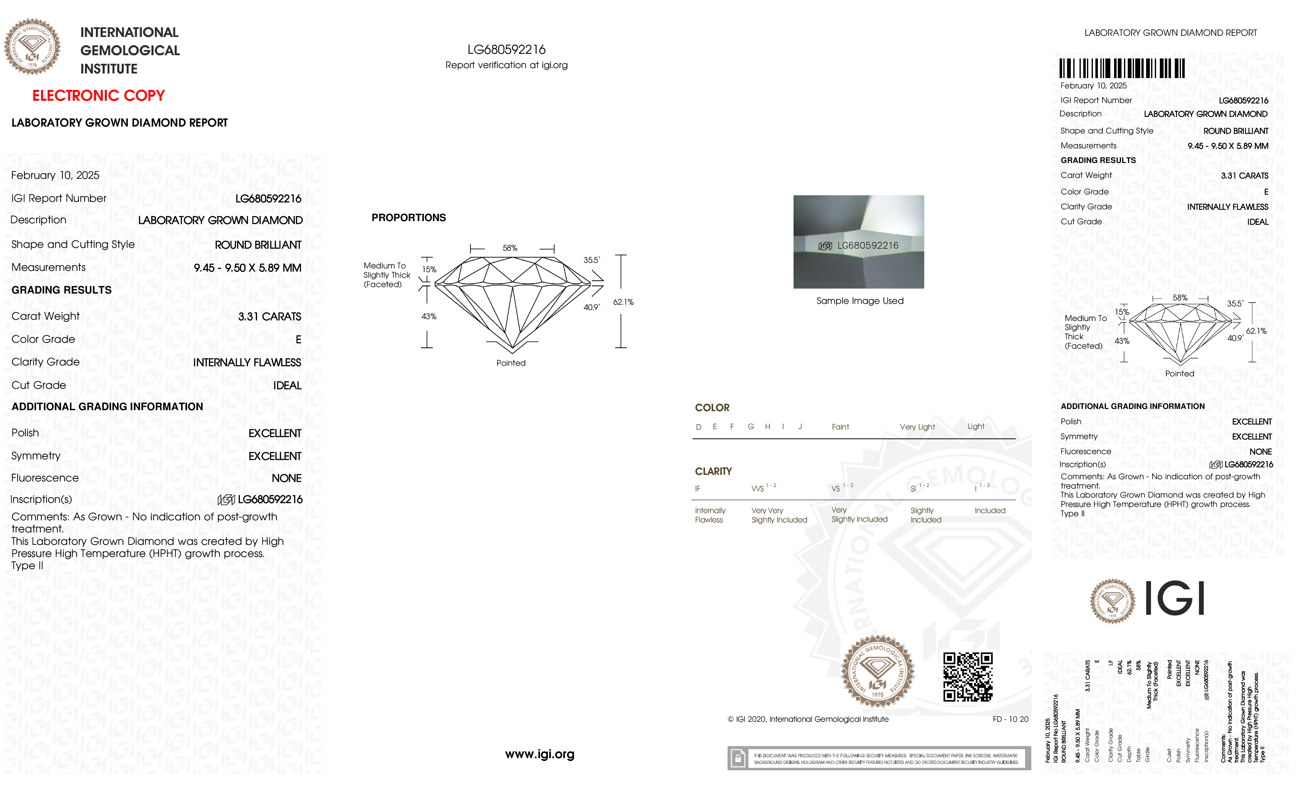 Diamond Certificate